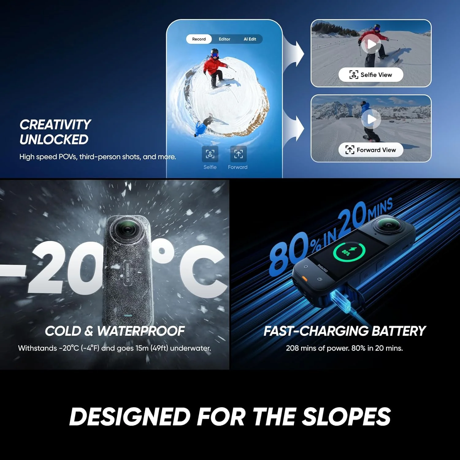 بسته آغازین Insta360 X5 بسته آغازین Insta360 X5