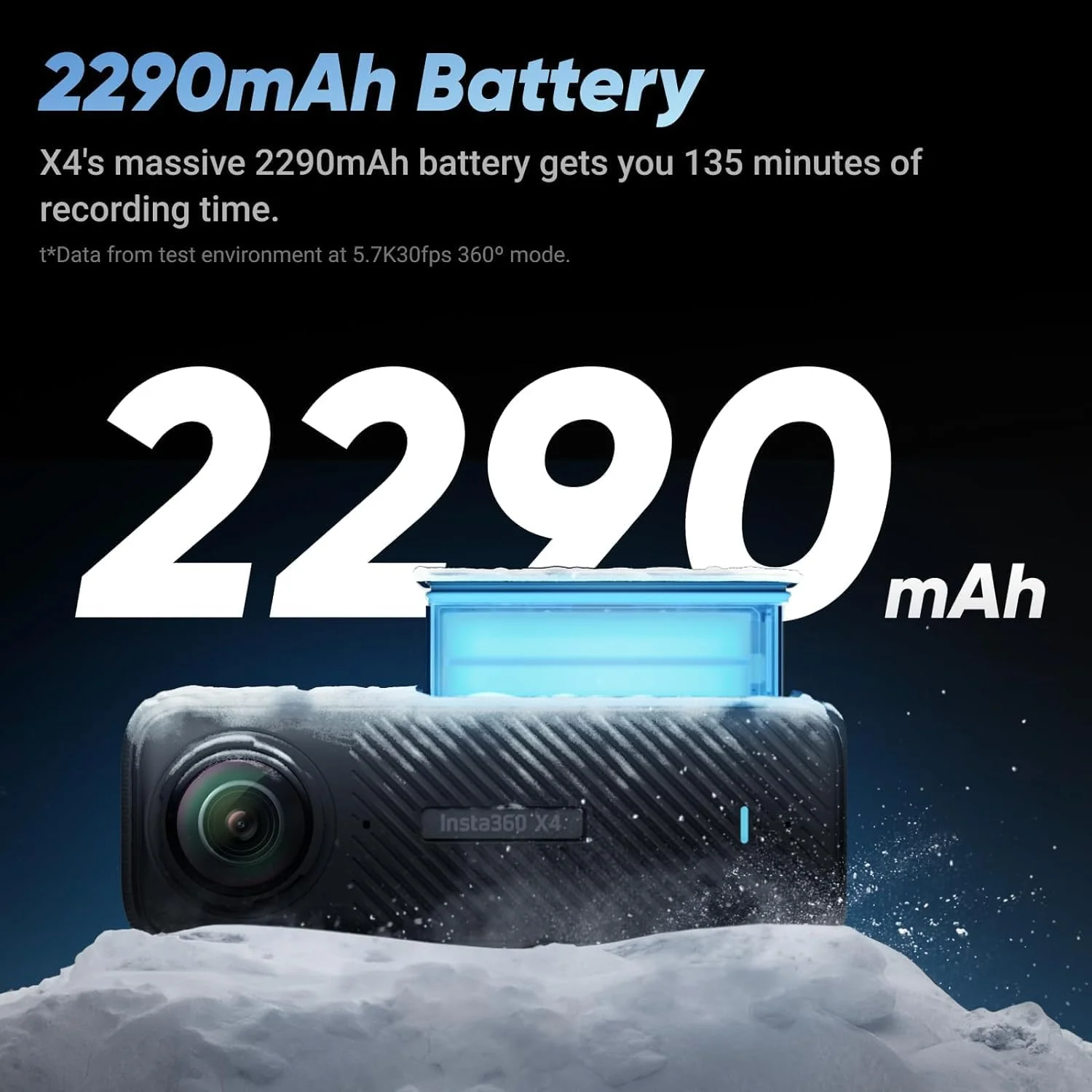 بسته دوربین 360 درجه Insta360 X4 بدون نیاز به پهپاد - دوربین 360 درجه - ویدئو 8K و 5.7K - دوربین اکشن