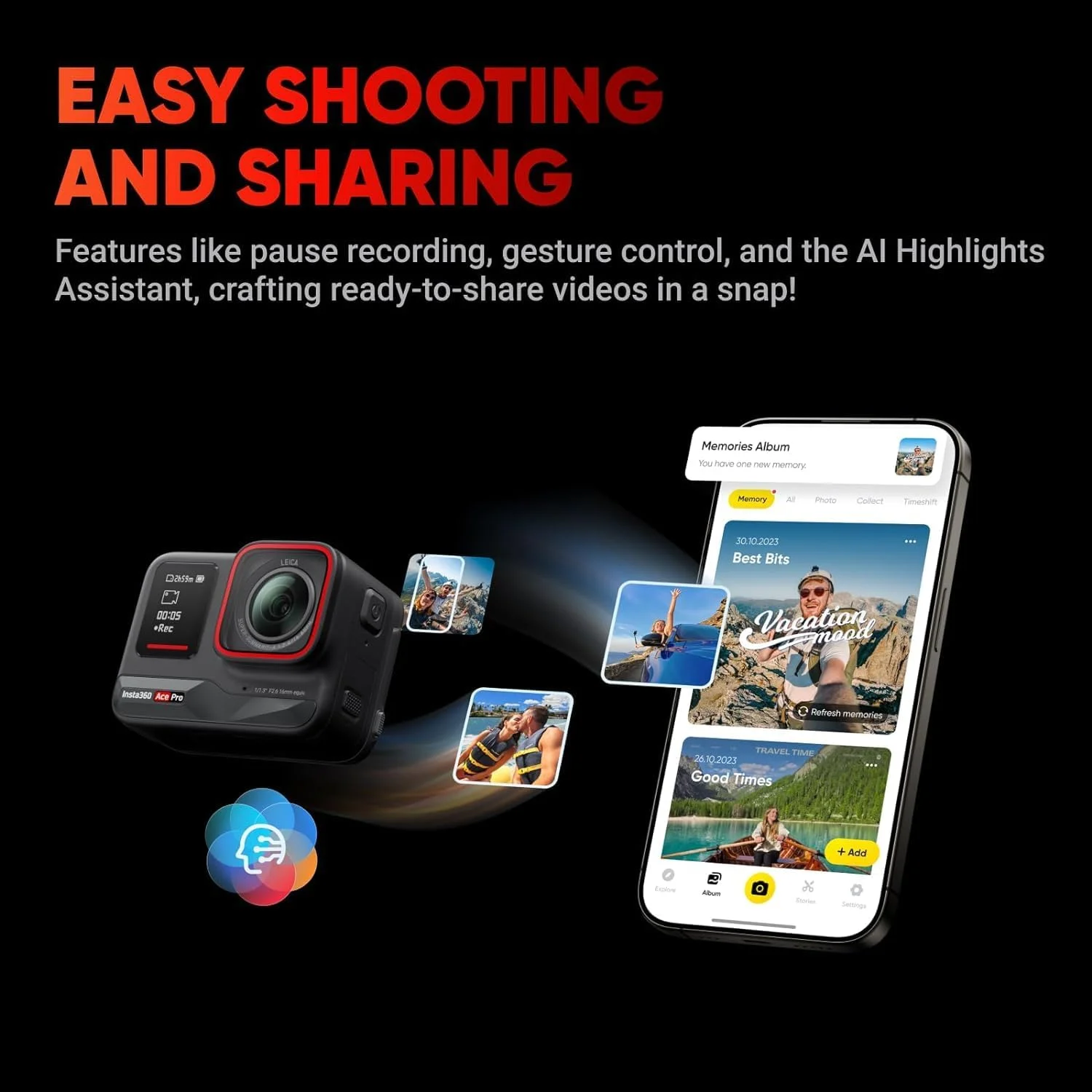 کیت حرفه ای دوربین اکشن 8K اینستا360 Ace Pro به همراه مونوپاد نامرئی، کارت حافظه 64 گیگابایتی، کیف و سه پایه رومیزی کیت حرفه ای دوربین اکشن 8K اینستا360 Ace Pro به همراه مونوپاد نامرئی، کارت حافظه 64 گیگابایتی، کیف و سه پایه رومیزی