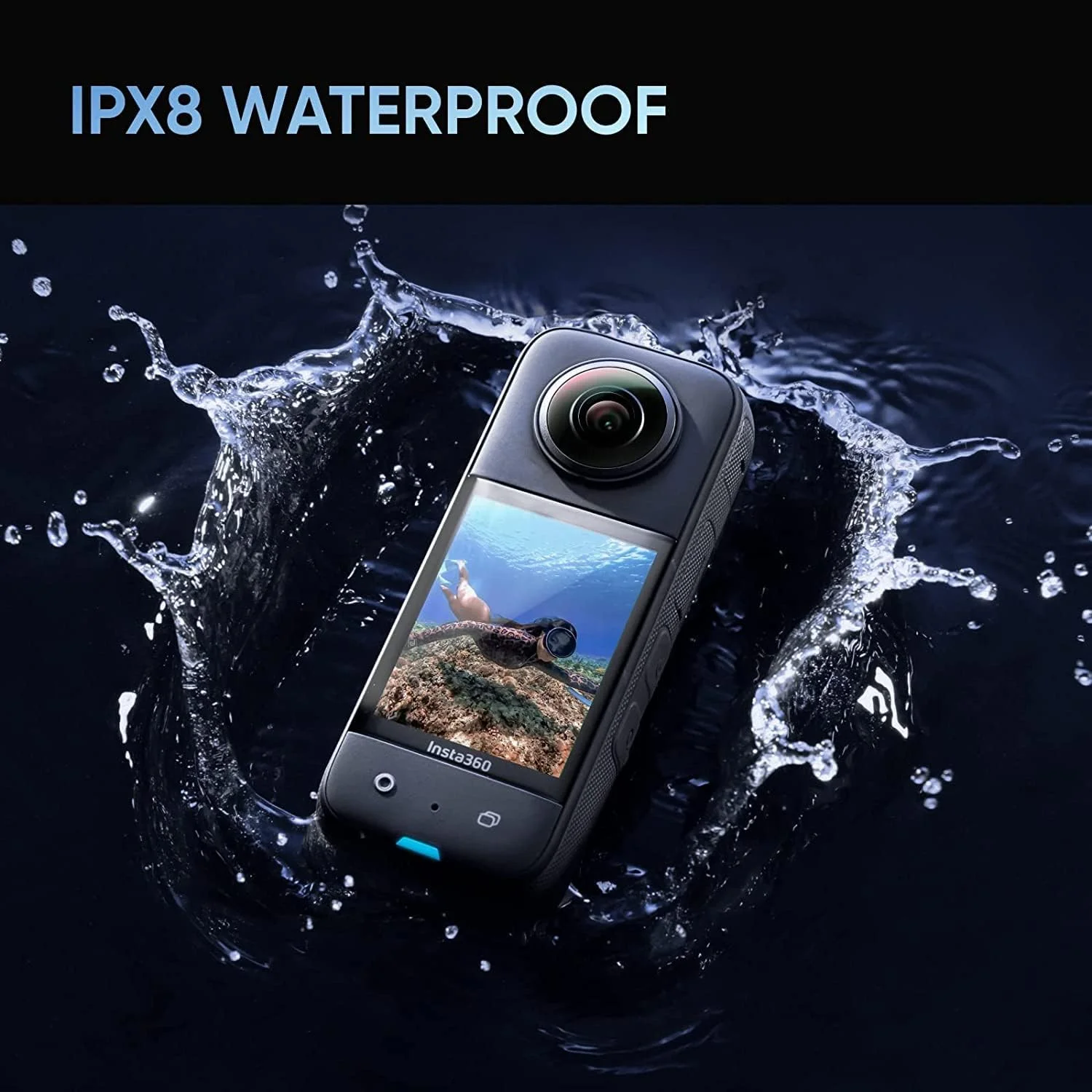 دوربین اکشن 360 درجه ضد آب Insta360 X3 با سنسور 1/2 اینچی، 5.7K 360، عکس های 72 مگاپیکسلی 360، تثبیت کننده، صفحه لمسی 2.29 اینچی، ویرایش هوش مصنوعی، پخش زنده، وب کم، کنترل صوتی با کارت حافظه 256 گیگابایتی دوربین اکشن 360 درجه ضد آب Insta360 X3 با سنسور 1/2 اینچی، 5.7K 360، عکس های 72 مگاپیکسلی 360، تثبیت کننده، صفحه لمسی 2.29 اینچی، ویرایش هوش مصنوعی، پخش زنده، وب کم، کنترل صوتی با کارت حافظه 256 گیگابایتی