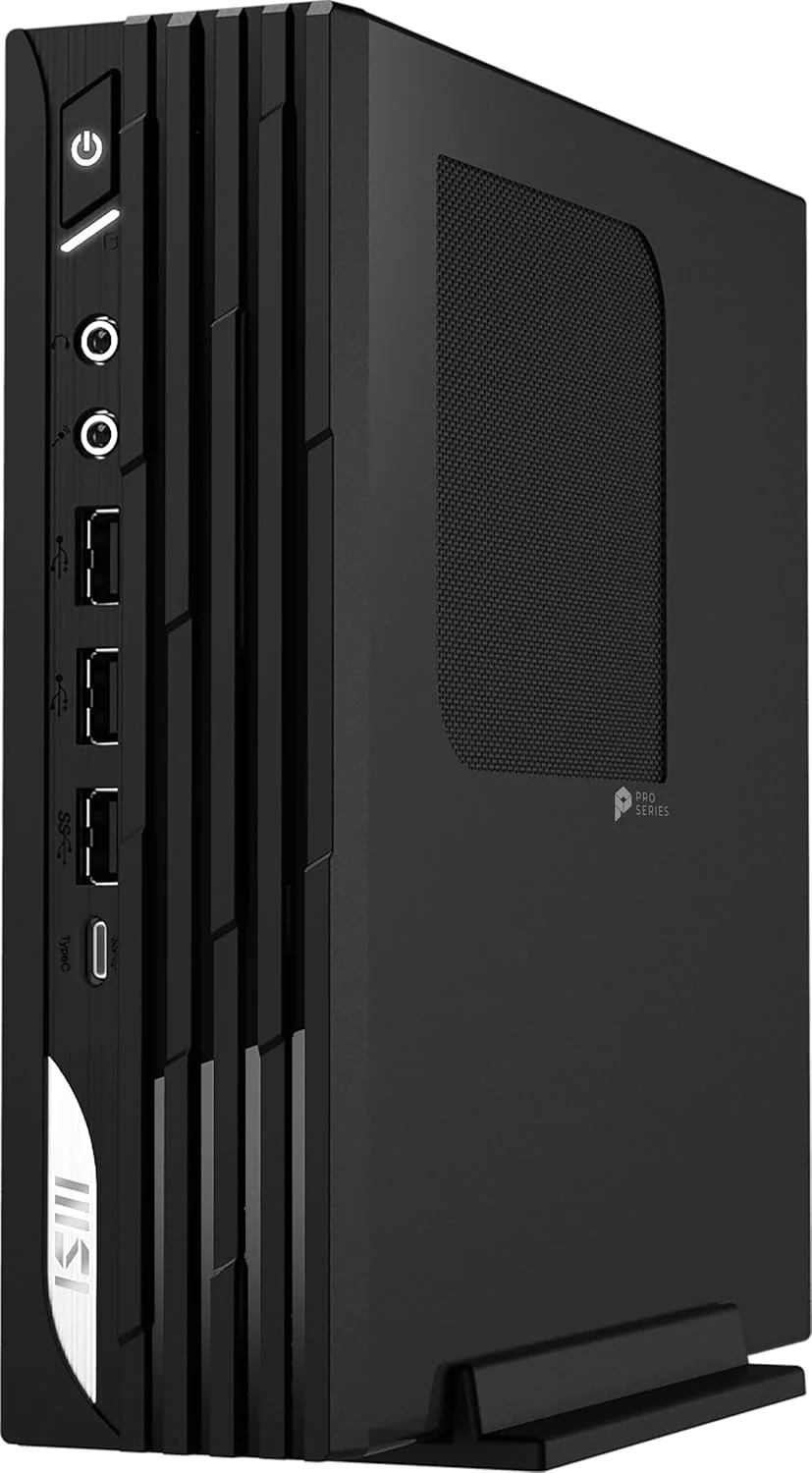 کامپیوتر رومیزی MSI Pro DP21، پردازنده Intel Core i7-14700، vPRO، UHD 770، حافظه 32 گیگابایتی، SSD 1 ترابایتی، WiFi 6E، ویندوز 11 پرو، 3 سال گارانتی (14MQ-002US)