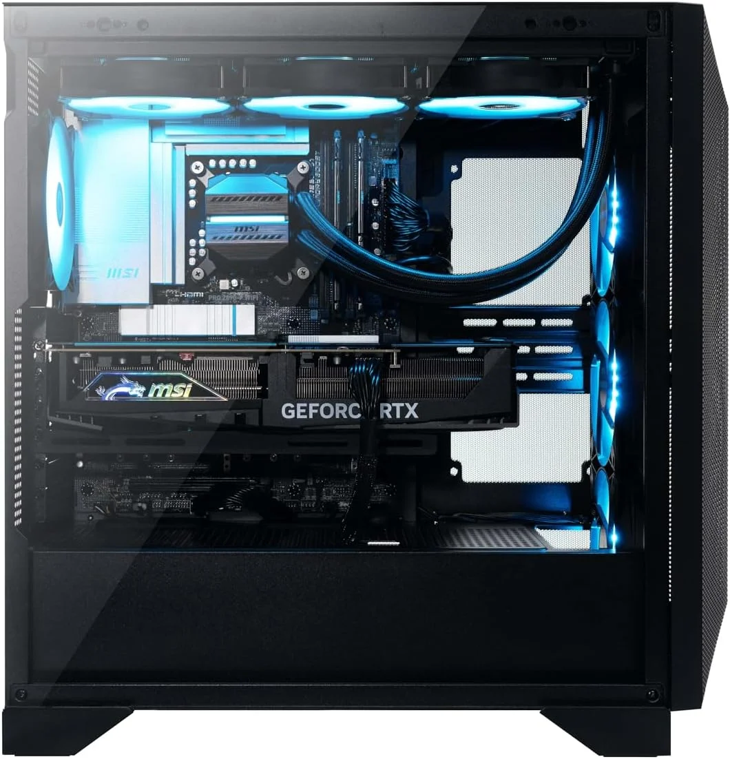 کامپیوتر گیمینگ MSI Aegis R2 AI: پردازنده Intel Ultra 9 285، کارت گرافیک Geforce RTX 5070Ti، حافظه رم 32 گیگابایت DDR5، حافظه اس اس دی 2 ترابایت M.2 NVMe، خنک کننده بادی، USB Type C، آماده واقعیت مجازی، ویندوز 11 هوم: C2NVR9-1452US کامپیوتر گیمینگ MSI Aegis R2 AI: پردازنده Intel Ultra 9 285، کارت گرافیک Geforce RTX 5070Ti، حافظه رم 32 گیگابایت DDR5، حافظه اس اس دی 2 ترابایت M.2 NVMe، خنک کننده بادی، USB Type C، آماده واقعیت مجازی، ویندوز 11 هوم: C2NVR9-1452US