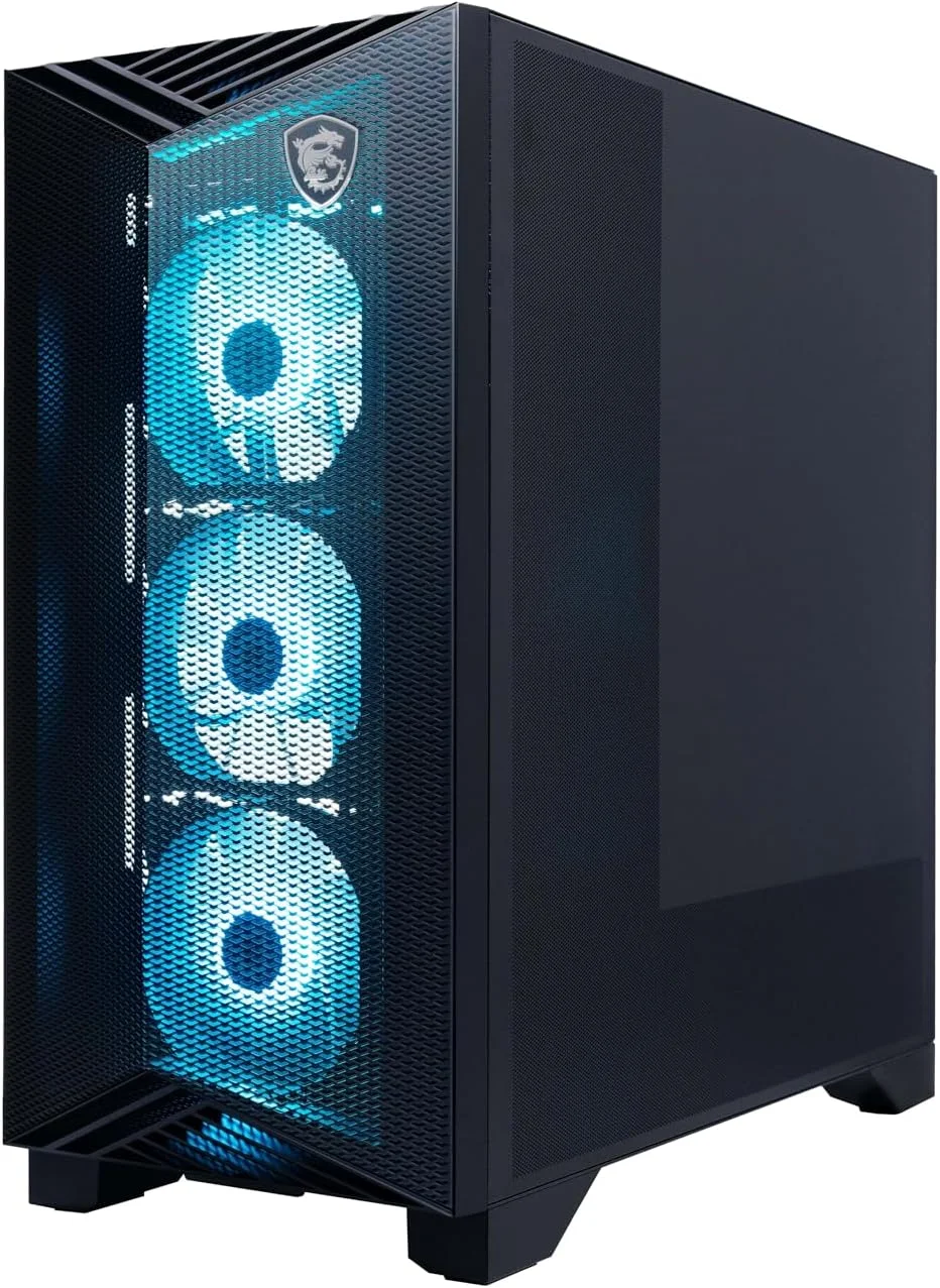 کامپیوتر گیمینگ MSI Aegis R2 AI: پردازنده Intel Ultra 9 285، کارت گرافیک Geforce RTX 5070Ti، حافظه رم 32 گیگابایت DDR5، حافظه اس اس دی 2 ترابایت M.2 NVMe، خنک کننده بادی، USB Type C، آماده واقعیت مجازی، ویندوز 11 هوم: C2NVR9-1452US کامپیوتر گیمینگ MSI Aegis R2 AI: پردازنده Intel Ultra 9 285، کارت گرافیک Geforce RTX 5070Ti، حافظه رم 32 گیگابایت DDR5، حافظه اس اس دی 2 ترابایت M.2 NVMe، خنک کننده بادی، USB Type C، آماده واقعیت مجازی، ویندوز 11 هوم: C2NVR9-1452US
