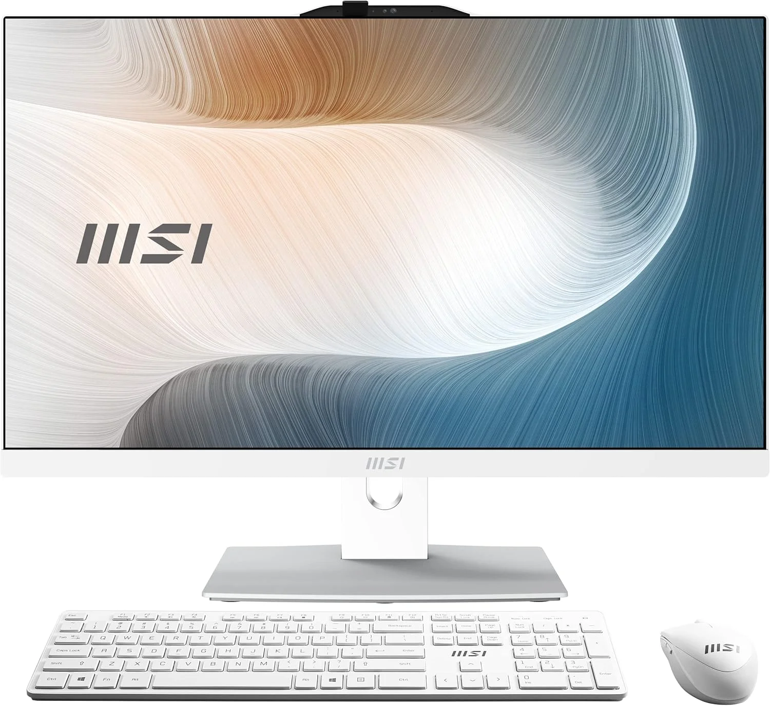 کامپیوتر همه کاره MSI Modern AM242TP: صفحه نمایش 23.8 اینچی FHD، پردازنده Intel Core 5-120U، حافظه 16 گیگابایتی، حافظه SSD NVMe M.2 1 ترابایتی، ویندوز 11 هوم پلاس: سفید 1M-1097US کامپیوتر همه کاره MSI Modern AM242TP: صفحه نمایش 23.8 اینچی FHD، پردازنده Intel Core 5-120U، حافظه 16 گیگابایتی، حافظه SSD NVMe M.2 1 ترابایتی، ویندوز 11 هوم پلاس: سفید 1M-1097US