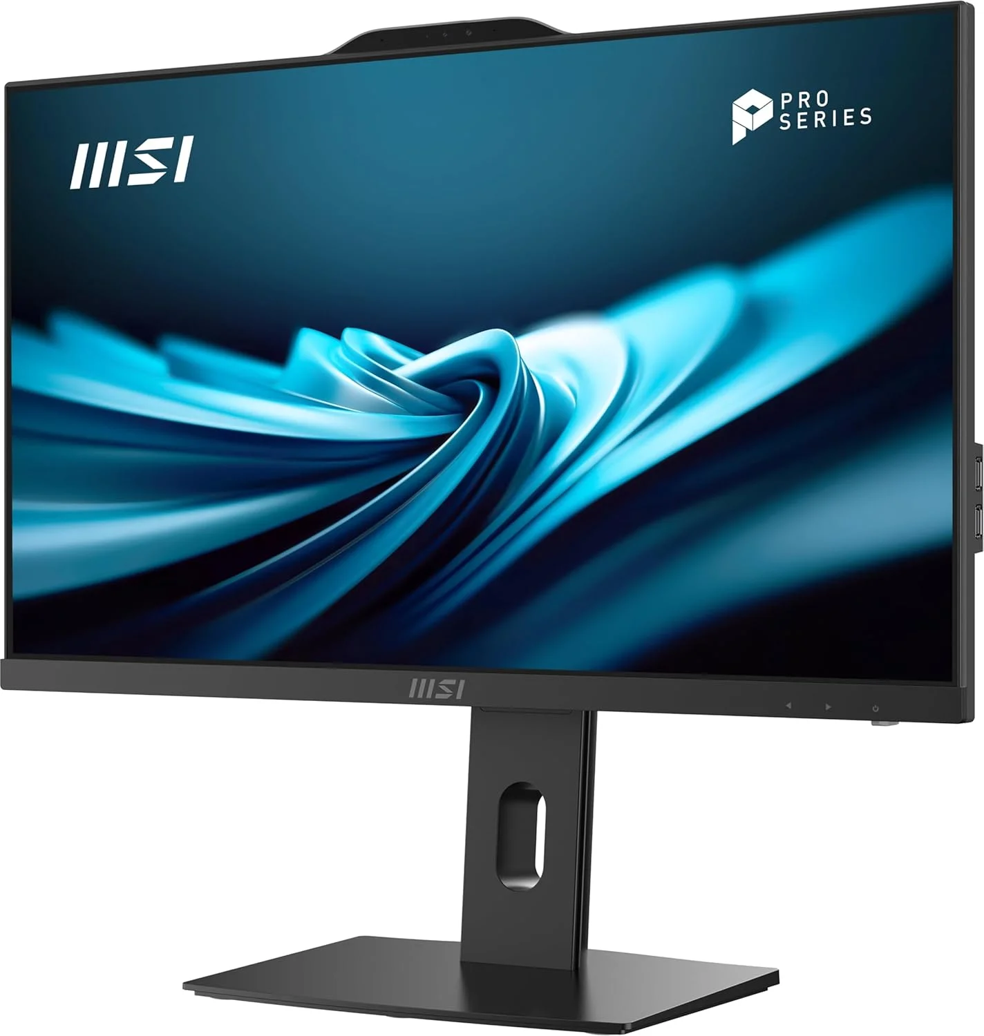 کامپیوتر همه کاره MSI PRO AP242P با صفحه نمایش 23.8 اینچی IPS FHD: پردازنده Intel Core i5-14400، رم 16 گیگابایتی DDR5، حافظه SSD 1 ترابایتی m.2 NVMe، وای فای، پایه قابل تنظیم، کیبورد و ماوس، ویندوز 11 پرو: 14M-642US کامپیوتر همه کاره MSI PRO AP242P با صفحه نمایش 23.8 اینچی IPS FHD: پردازنده Intel Core i5-14400، رم 16 گیگابایتی DDR5، حافظه SSD 1 ترابایتی m.2 NVMe، وای فای، پایه قابل تنظیم، کیبورد و ماوس، ویندوز 11 پرو: 14M-642US