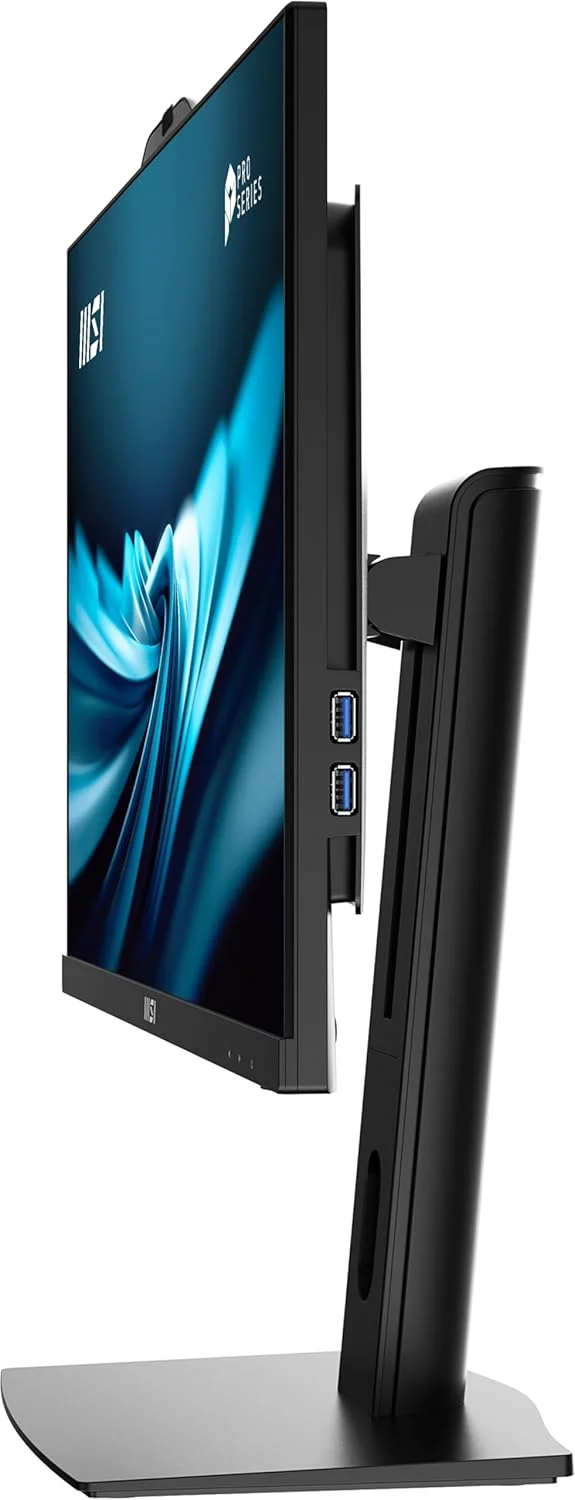 کامپیوتر همه کاره MSI PRO AP242P با صفحه نمایش 23.8 اینچی IPS FHD: پردازنده Intel Core i5-14400، رم 16 گیگابایتی DDR5، حافظه SSD 1 ترابایتی m.2 NVMe، وای فای، پایه قابل تنظیم، کیبورد و ماوس، ویندوز 11 پرو: 14M-642US کامپیوتر همه کاره MSI PRO AP242P با صفحه نمایش 23.8 اینچی IPS FHD: پردازنده Intel Core i5-14400، رم 16 گیگابایتی DDR5، حافظه SSD 1 ترابایتی m.2 NVMe، وای فای، پایه قابل تنظیم، کیبورد و ماوس، ویندوز 11 پرو: 14M-642US