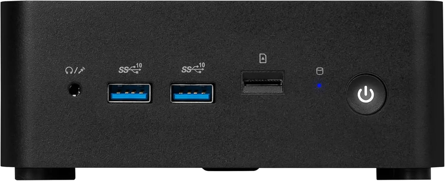 کامپیوتر رومیزی MSI Cubi NUC، پردازنده Intel Core 5-1345U، حافظه 16 گیگابایتی، SSD 1 ترابایتی، WiFi 6E، ویندوز 11 پرو، vPro Enterprise، تعویض پیشرفته 3 ساله (13MQG-227US) کامپیوتر رومیزی MSI Cubi NUC، پردازنده Intel Core 5-1345U، حافظه 16 گیگابایتی، SSD 1 ترابایتی، WiFi 6E، ویندوز 11 پرو، vPro Enterprise، تعویض پیشرفته 3 ساله (13MQG-227US)