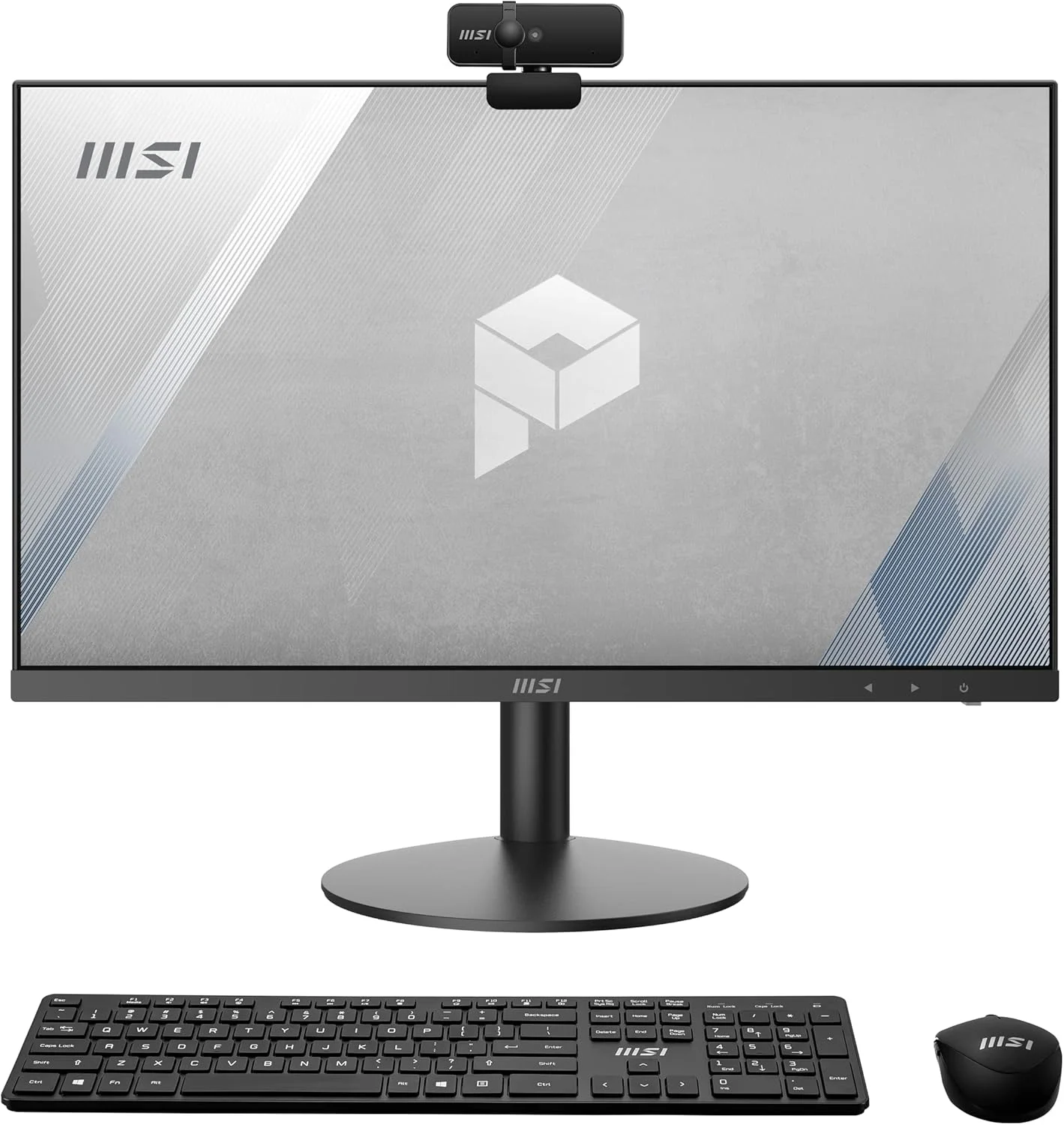 کامپیوتر همه کاره MSI PRO AP241، صفحه نمایش 23.8 اینچی FHD IPS-Grade LED، پردازنده Intel Core i5-11400، حافظه 8 گیگابایتی، SSD 250 گیگابایتی، WiFi 6، BT 5.1، 3 سال گارانتی، مشکی، Windows 10 PRO (11M-001US)