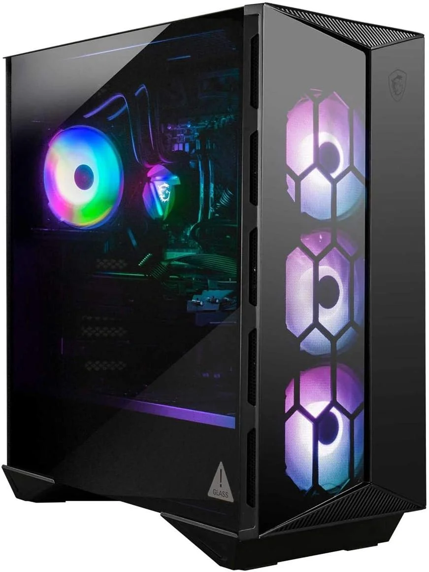 کامپیوتر رومیزی فول تاور رده بالا MSI Aegis RS 10SD-014US پردازنده Intel Core i7-10700KF کارت گرافیک RTX 2070Super 8GB GDDR6 رم 16GB DDR4 حافظه 1TB SSD WiFi 6 ویندوز 10 هوم VR Ready