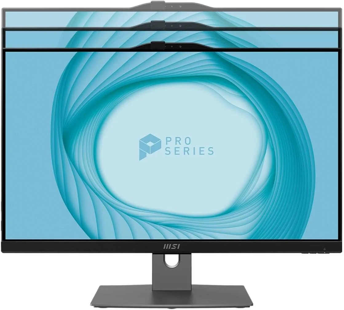 کامپیوتر همه کاره MSI PRO AIO، صفحه نمایش لمسی 23.8 اینچی FHD، پردازنده Intel Core i5-12400، حافظه 8 گیگابایتی، SSD 500 گیگابایتی، WiFi 6، BT 5.2، وب کم FHD، مشکی، ویندوز 11 H (12M-010US) کامپیوتر همه کاره MSI PRO AIO، صفحه نمایش لمسی 23.8 اینچی FHD، پردازنده Intel Core i5-12400، حافظه 8 گیگابایتی، SSD 500 گیگابایتی، WiFi 6، BT 5.2، وب کم FHD، مشکی، ویندوز 11 H (12M-010US)