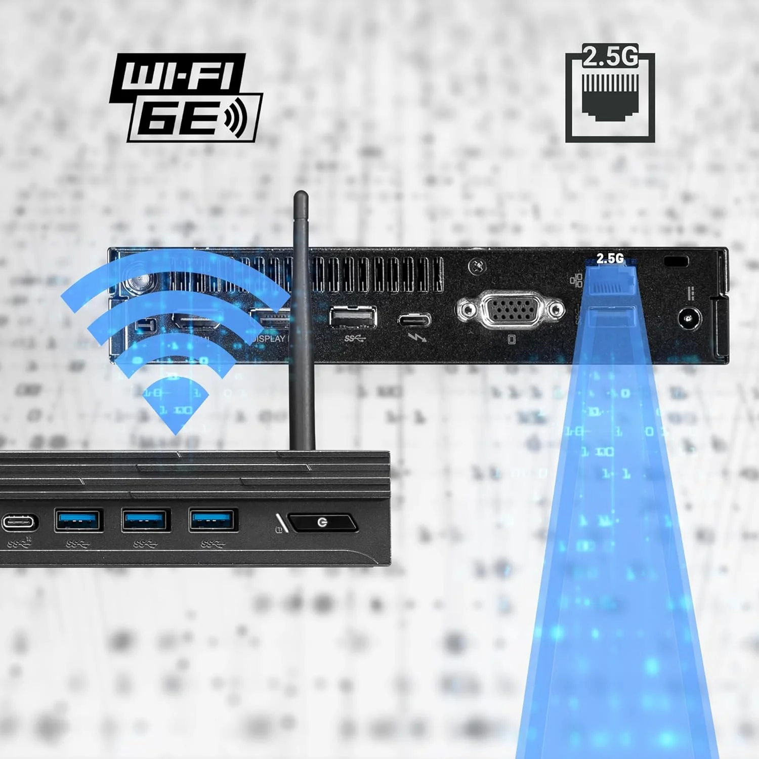 کامپیوتر رومیزی MSI PRO DP10: پردازنده Intel Core i5-1340P، گرافیک Iris Xe، حافظه 8 گیگابایتی، SSD 1 ترابایتی، WiFi 6، Windows 11 PRO: 13M-059US کامپیوتر رومیزی MSI PRO DP10: پردازنده Intel Core i5-1340P، گرافیک Iris Xe، حافظه 8 گیگابایتی، SSD 1 ترابایتی، WiFi 6، Windows 11 PRO: 13M-059US