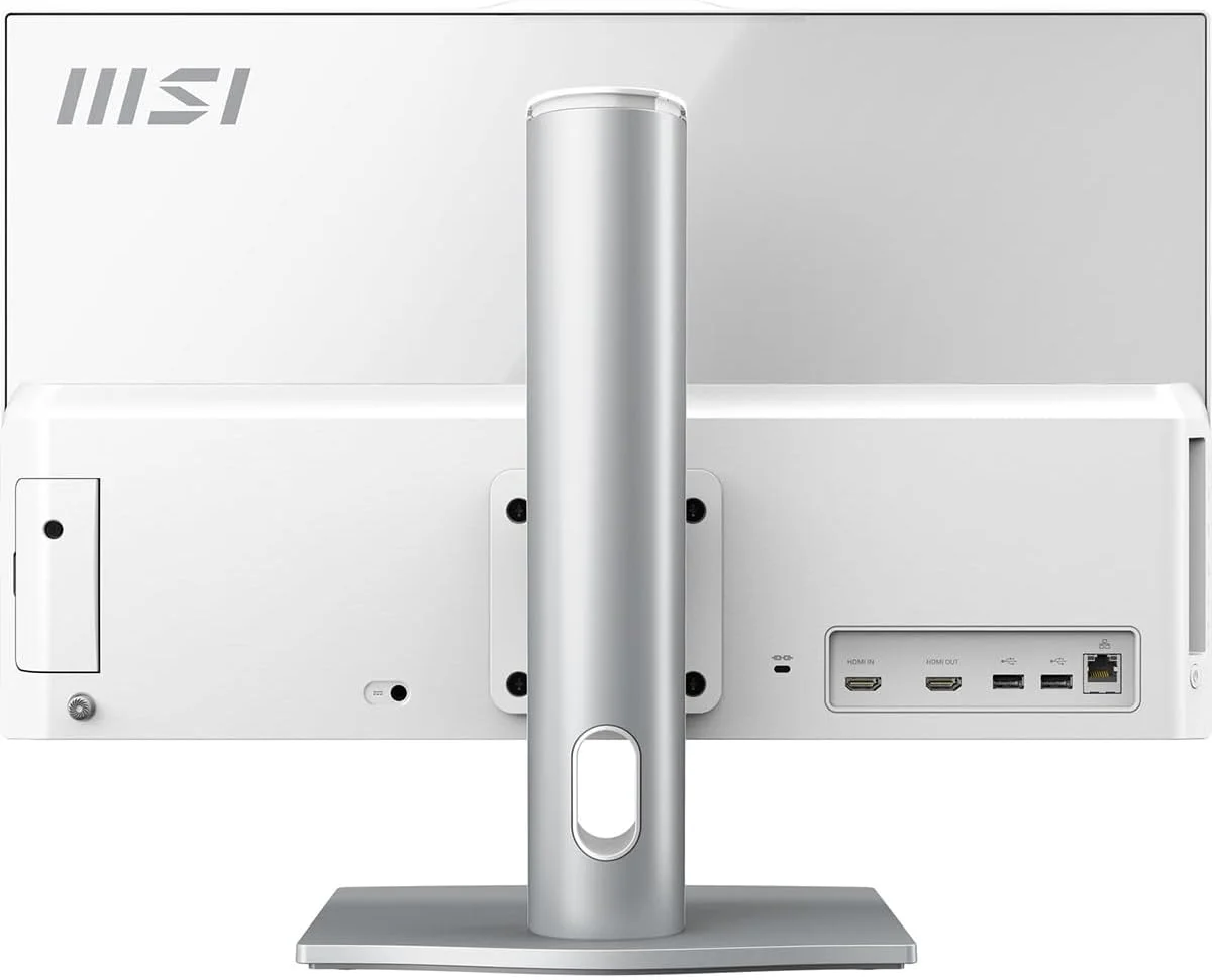 کامپیوتر همه کاره MSI Modern AM242TP: صفحه نمایش 23.8 اینچی FHD، پردازنده Intel Core 7-150U، حافظه 32 گیگابایتی، حافظه SSD NVMe M.2 یک ترابایتی، ویندوز 11 هوم: سفید 1M-1094US کامپیوتر همه کاره MSI Modern AM242TP: صفحه نمایش 23.8 اینچی FHD، پردازنده Intel Core 7-150U، حافظه 32 گیگابایتی، حافظه SSD NVMe M.2 یک ترابایتی، ویندوز 11 هوم: سفید 1M-1094US