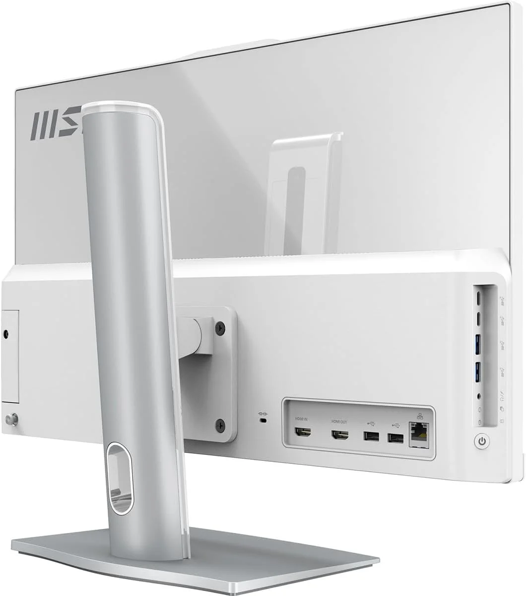 کامپیوتر همه کاره MSI Modern AM242TP: صفحه نمایش 23.8 اینچی FHD، پردازنده Intel Core 7-150U، حافظه 32 گیگابایتی، حافظه SSD NVMe M.2 یک ترابایتی، ویندوز 11 هوم: سفید 1M-1094US کامپیوتر همه کاره MSI Modern AM242TP: صفحه نمایش 23.8 اینچی FHD، پردازنده Intel Core 7-150U، حافظه 32 گیگابایتی، حافظه SSD NVMe M.2 یک ترابایتی، ویندوز 11 هوم: سفید 1M-1094US