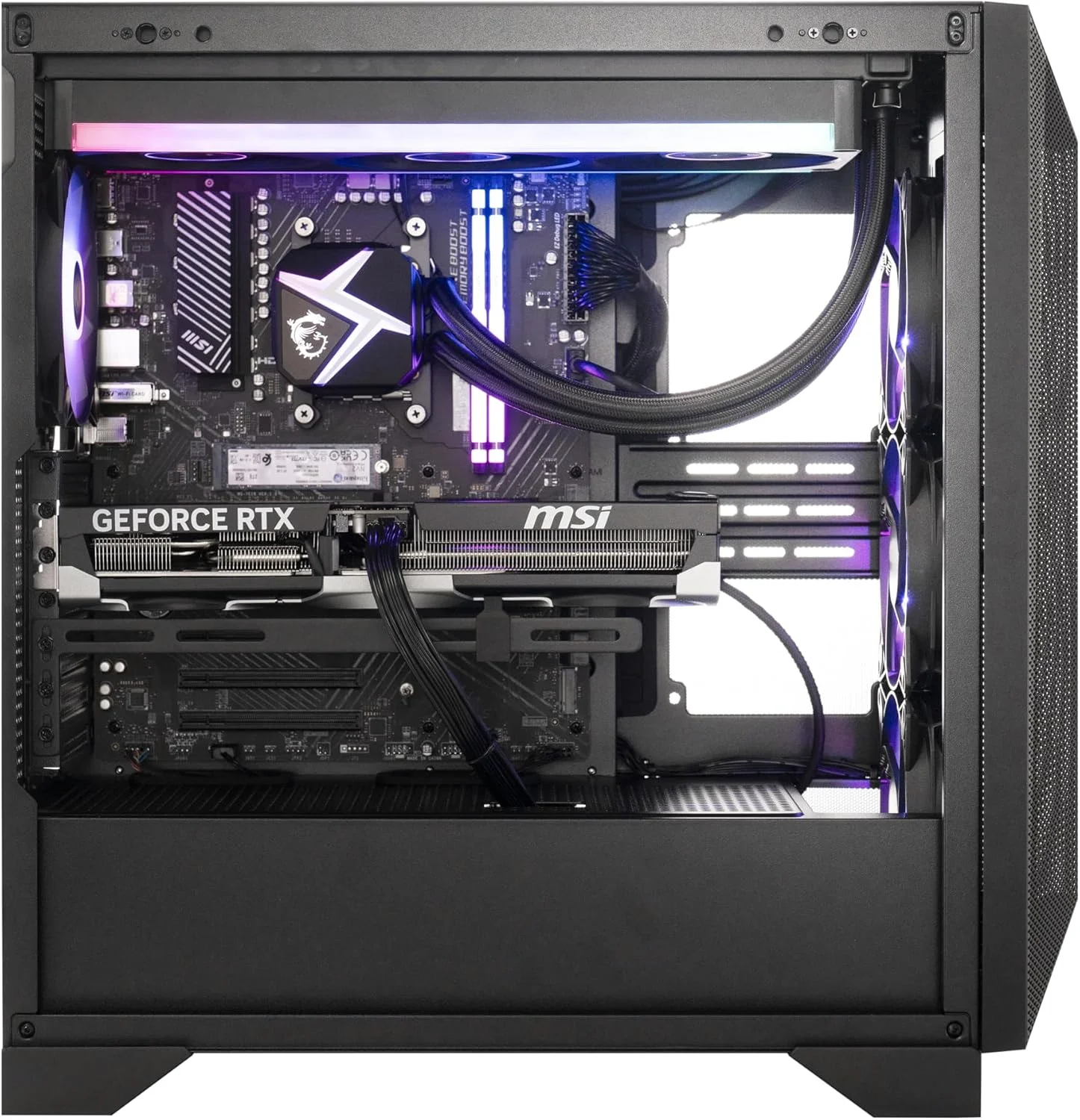 کامپیوتر گیمینگ MSI Aegis ZS2: پردازنده AMD Ryzen R9-7900X، کارت گرافیک GeForce RTX 4070 Super، حافظه رم 32 گیگابایت DDR5، حافظه اس اس دی 2 ترابایت M.2 NVMe، خنک کننده مایع، منبع تغذیه 80+ Gold، وای فای 6E، کیبورد و ماوس، قابلیت ارتقا آسان، ویندوز 11 هوم: B7NUE-853US کامپیوتر گیمینگ MSI Aegis ZS2: پردازنده AMD Ryzen R9-7900X، کارت گرافیک GeForce RTX 4070 Super، حافظه رم 32 گیگابایت DDR5، حافظه اس اس دی 2 ترابایت M.2 NVMe، خنک کننده مایع، منبع تغذیه 80+ Gold، وای فای 6E، کیبورد و ماوس، قابلیت ارتقا آسان، ویندوز 11 هوم: B7NUE-853US