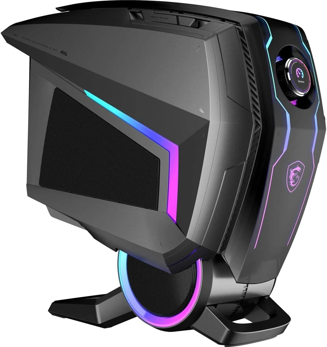 کامپیوتر گیمینگ MSI Aegis Ti5 (Full)، پردازنده Intel Core i9-12900K، کارت گرافیک GeForce RTX 3080 Ti، حافظه 64 گیگابایتی، 2 ترابایت SSD + 2 ترابایت HDD، WiFi 6E، خنک کننده مایع، USB Type-C، VR-Ready، ویندوز 11 PRO (12VTF-027US) کامپیوتر گیمینگ MSI Aegis Ti5 (Full)، پردازنده Intel Core i9-12900K، کارت گرافیک GeForce RTX 3080 Ti، حافظه 64 گیگابایتی، 2 ترابایت SSD + 2 ترابایت HDD، WiFi 6E، خنک کننده مایع، USB Type-C، VR-Ready، ویندوز 11 PRO (12VTF-027US)