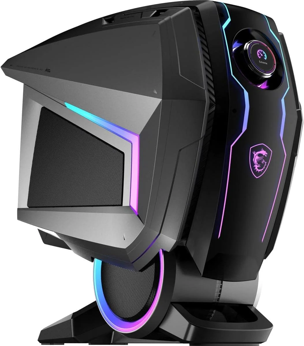 کامپیوتر گیمینگ MSI Aegis Ti5 (Full)، پردازنده Intel Core i9-12900K، کارت گرافیک GeForce RTX 3080 Ti، حافظه 64 گیگابایتی، 2 ترابایت SSD + 2 ترابایت HDD، WiFi 6E، خنک کننده مایع، USB Type-C، VR-Ready، ویندوز 11 PRO (12VTF-027US) کامپیوتر گیمینگ MSI Aegis Ti5 (Full)، پردازنده Intel Core i9-12900K، کارت گرافیک GeForce RTX 3080 Ti، حافظه 64 گیگابایتی، 2 ترابایت SSD + 2 ترابایت HDD، WiFi 6E، خنک کننده مایع، USB Type-C، VR-Ready، ویندوز 11 PRO (12VTF-027US)