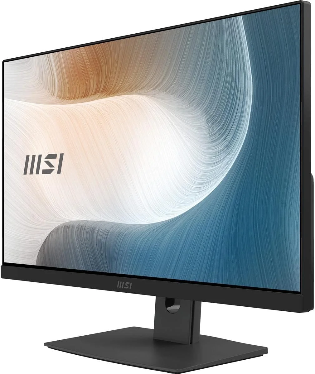 کامپیوتر همه کاره MSI Modern AM241P، صفحه نمایش 23.8 اینچی FHD IPS-Grade LED، پردازنده Intel Core i5-1135G7، حافظه 8 گیگابایتی، SSD 256 گیگابایتی، WiFi 6، BT 5.1، مشکی، Windows 10 Home (11M-032US) کامپیوتر همه کاره MSI Modern AM241P، صفحه نمایش 23.8 اینچی FHD IPS-Grade LED، پردازنده Intel Core i5-1135G7، حافظه 8 گیگابایتی، SSD 256 گیگابایتی، WiFi 6، BT 5.1، مشکی، Windows 10 Home (11M-032US)