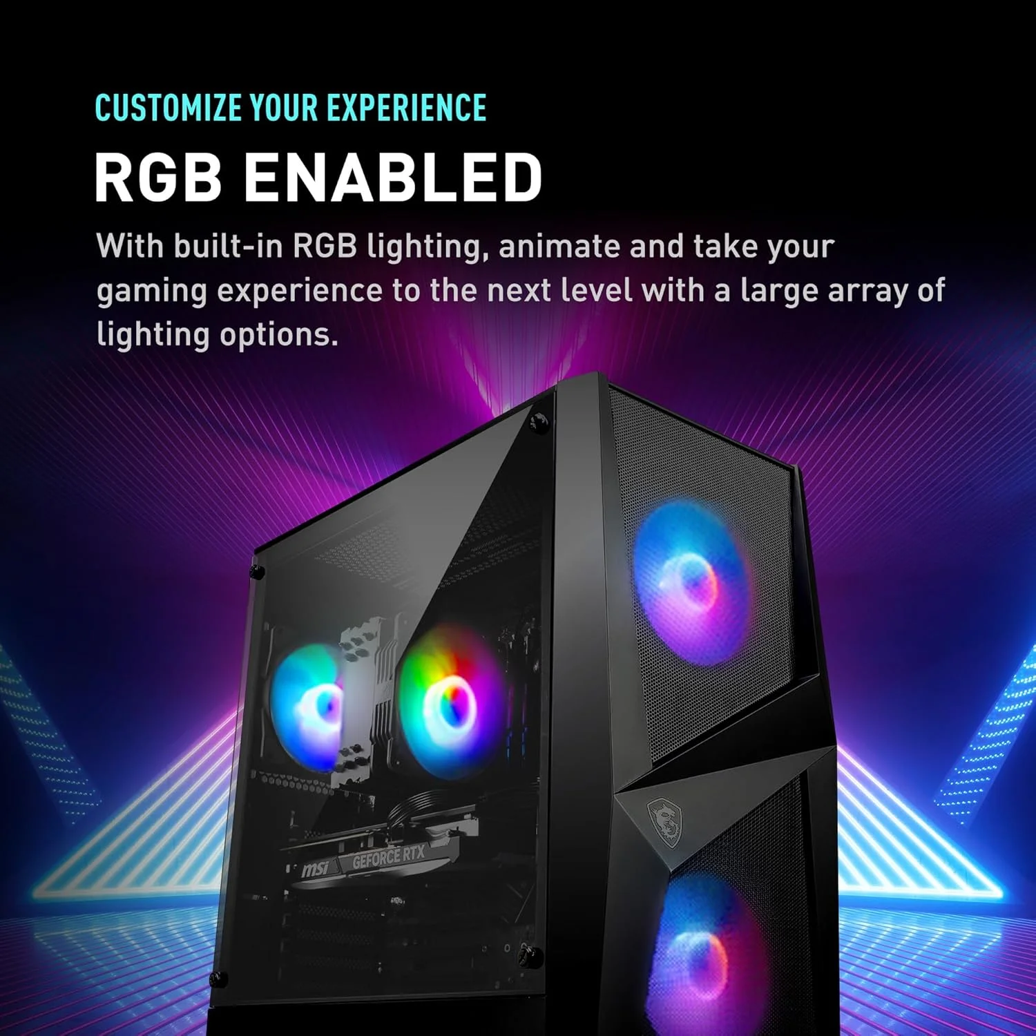 کامپیوتر گیمینگ MSI Codex R: پردازنده Intel Core i7-13700F، کارت گرافیک RTX 4060، رم 32GB DDR5، حافظه 1TB M.2 NVMe Gen3، خنک کننده فن RGB، منبع تغذیه 650W 80+ Gold، کیبورد و ماوس، قابلیت ارتقا، ویندوز 11 پرو: 13NUC7-069US، مشکی کامپیوتر گیمینگ MSI Codex R: پردازنده Intel Core i7-13700F، کارت گرافیک RTX 4060، رم 32GB DDR5، حافظه 1TB M.2 NVMe Gen3، خنک کننده فن RGB، منبع تغذیه 650W 80+ Gold، کیبورد و ماوس، قابلیت ارتقا، ویندوز 11 پرو: 13NUC7-069US، مشکی