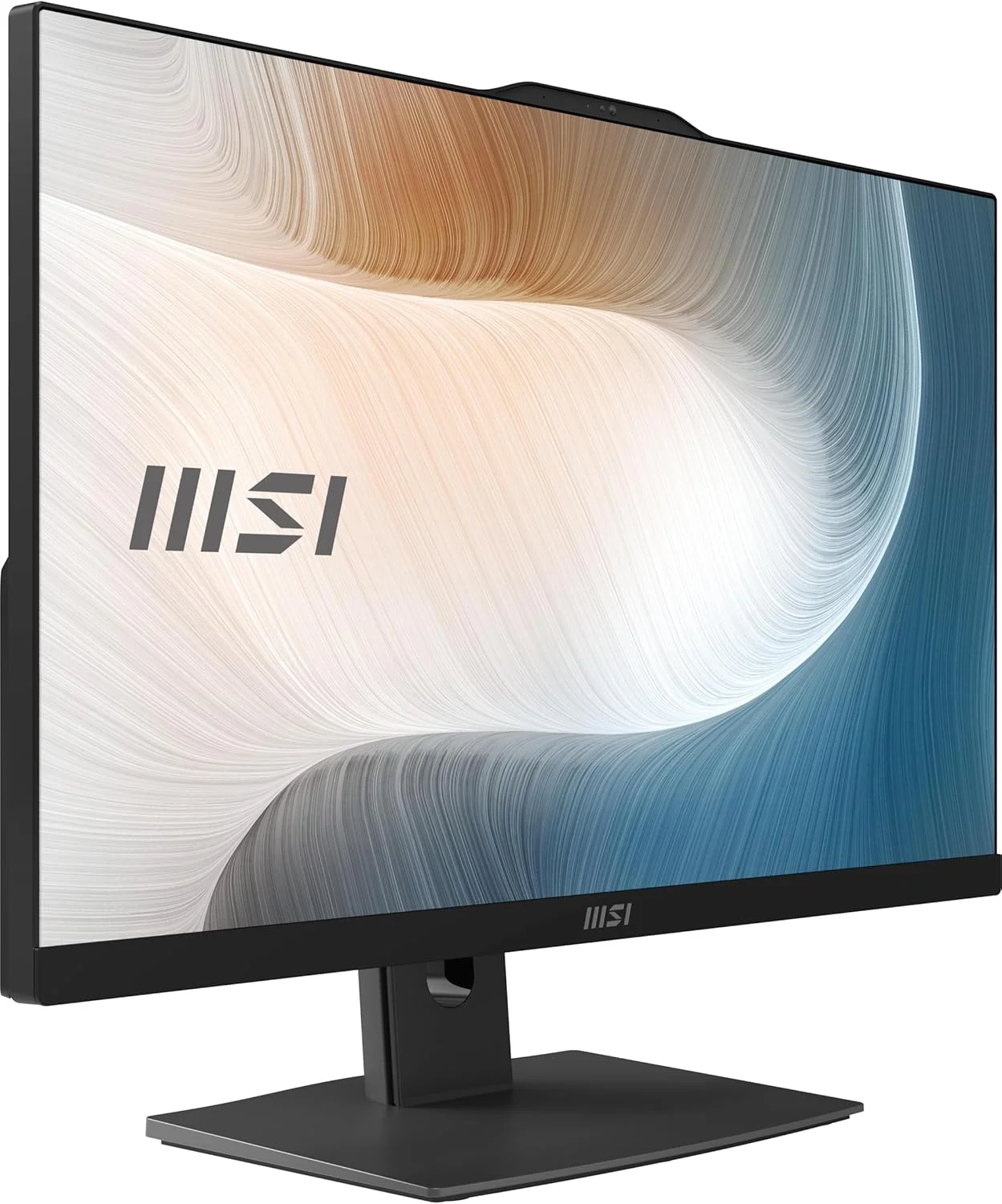 کامپیوتر همه کاره MSI Modern AM242TP: صفحه نمایش 23.8 اینچی FHD، پردازنده Intel Core 3-100U، حافظه 8 گیگابایتی، حافظه SSD 512 گیگابایتی M.2 NVMe، ویندوز 11 پرو: مشکی 1M-1098US