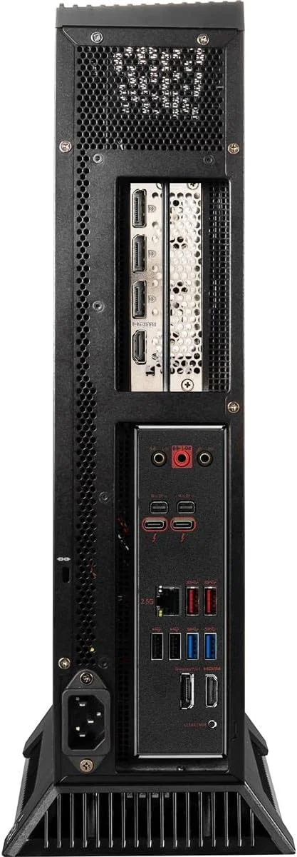 کامپیوتر گیمینگ MSI Trident X (SFF)، پردازنده Intel Core i7-12700K، کارت گرافیک GeForce RTX 3080 Ti، حافظه 16 گیگابایتی (دو کاناله)، 1 ترابایت SSD، WiFi 6E، USB Type-C، آماده واقعیت مجازی، ویندوز 11 هوم (12VTF-028US)