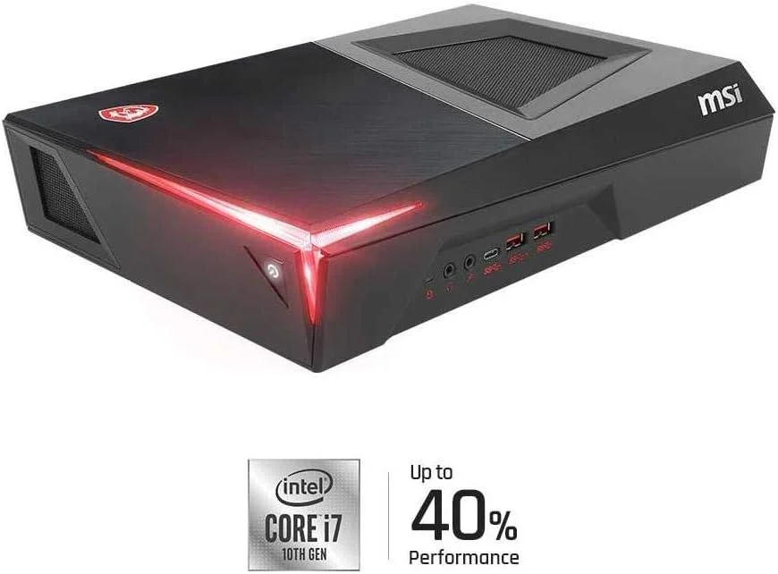 کامپیوتر رومیزی کوچک MSI MPG Trident 3 10SI-003US، پردازنده Intel Core i7-10700F، کارت گرافیک GTX 1660 Super، رم 8 گیگابایت DDR4، هارد دیسک 1 ترابایت، SSD 512 گیگابایت، ویندوز 10