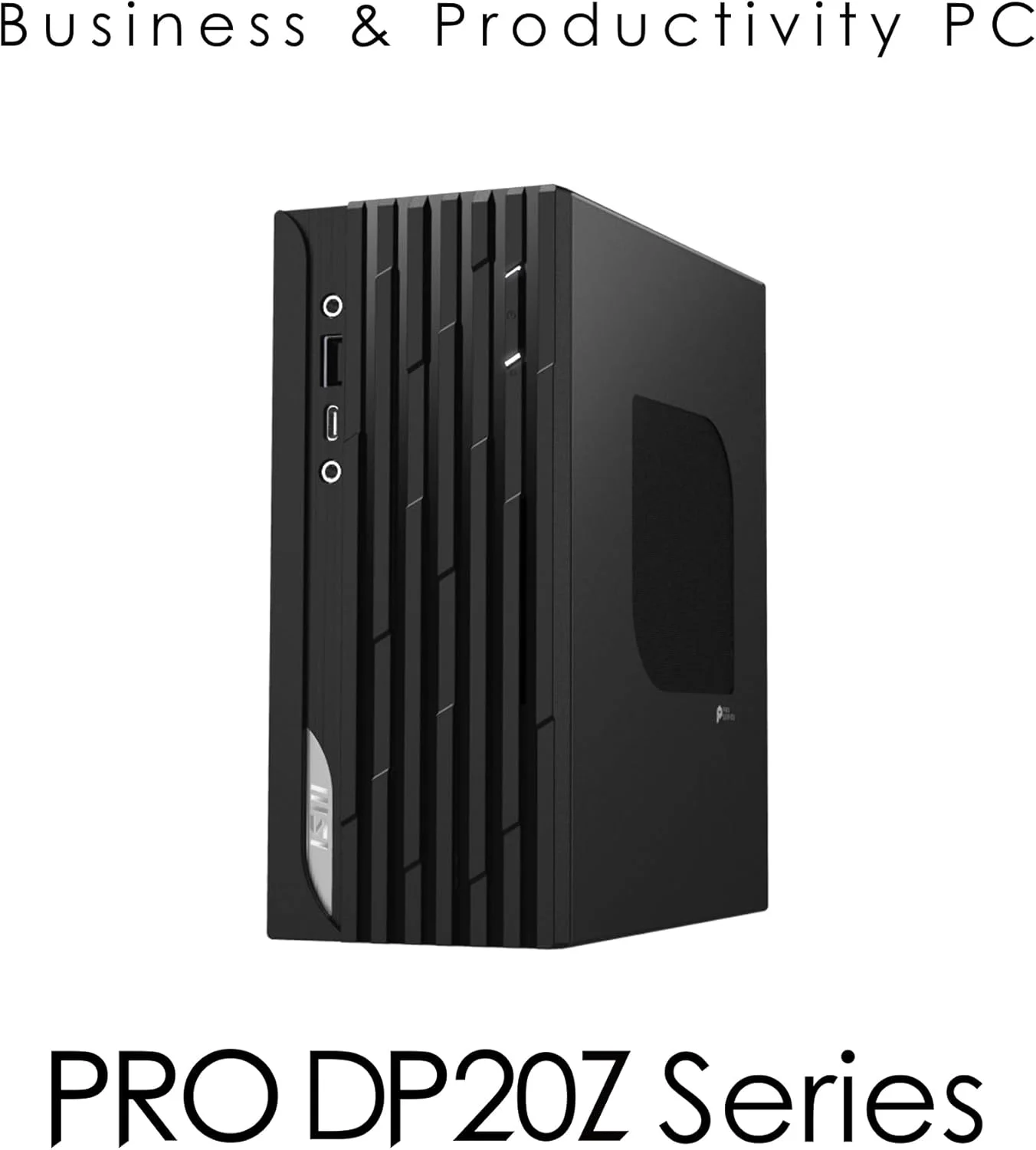 کامپیوتر رومیزی MSI PRO DP20ZA (MFF)، پردازنده AMD Ryzen R5-5600G، گرافیک Radeon Vega 7، حافظه 8 گیگابایت، SSD 1 ترابایت، وای فای 5، USB Type-C، مشکی، ویندوز 11 پرو: 5M-234US