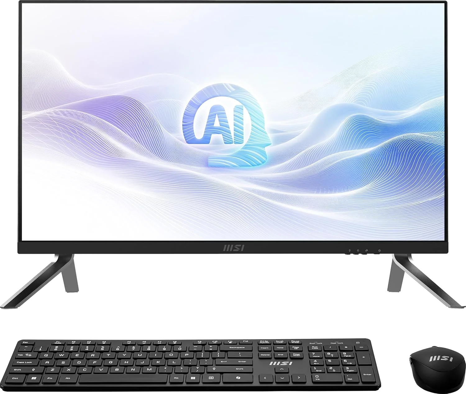 کامپیوتر همه کاره MSI Modern AM273Q AI: صفحه نمایش 27 اینچی QHD، پردازنده Intel Core 7-155H، حافظه 32 گیگابایتی، 1 ترابایت M.2 NVMe SSD، WiFi 6E، BT 5.3، مشکی، Windows 11 Pro: 1UM-037US