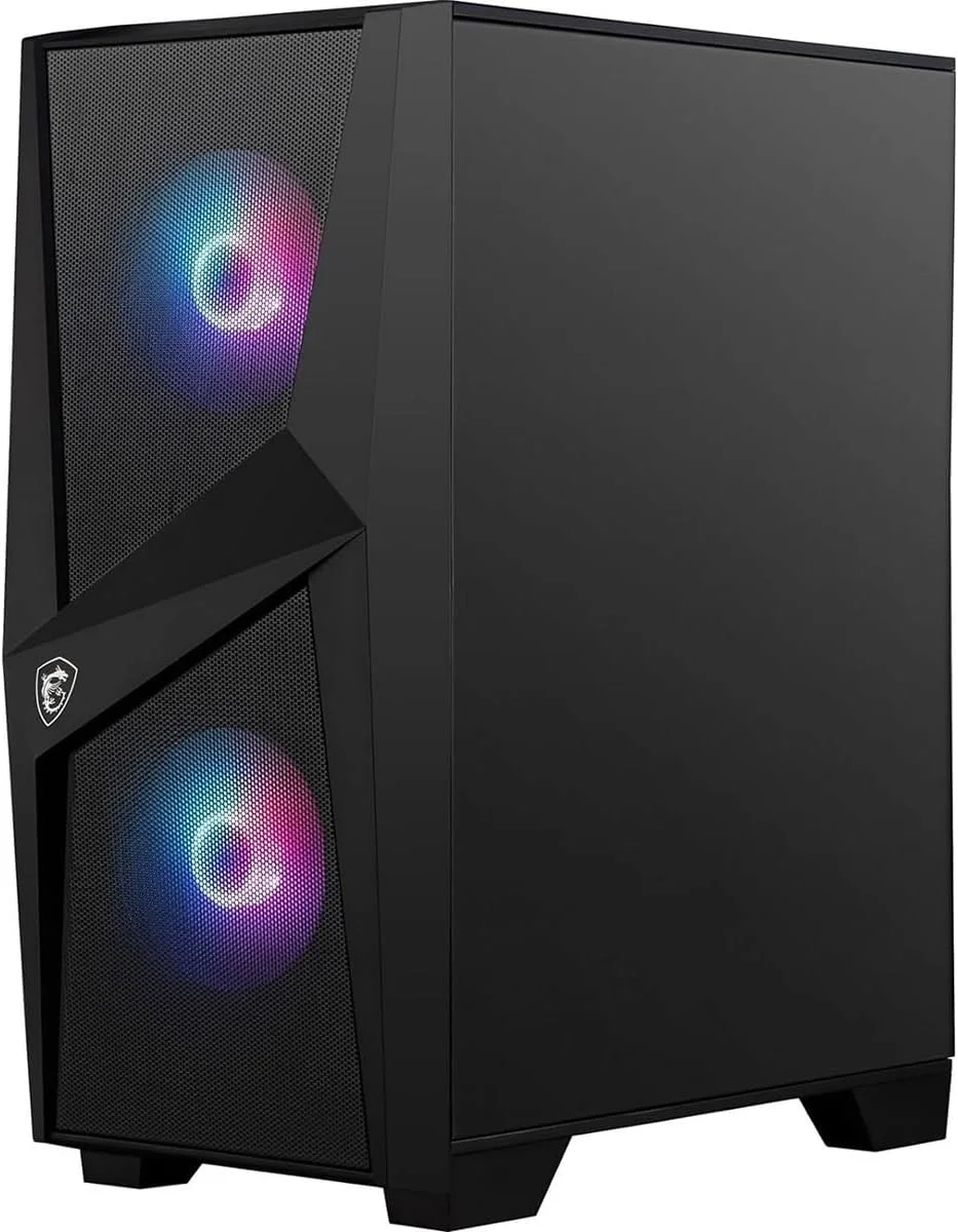 کامپیوتر گیمینگ دسکتاپ MSI Codex R2 C14NUC7-226US، پردازنده Intel Core i7-14700F 2.1GHz، رم 32GB، حافظه SSD 1TB، کارت گرافیک NVIDIA GeForce RTX 4060 8GB، ویندوز 11 پرو، 3 سال گارانتی، مشکی کامپیوتر گیمینگ دسکتاپ MSI Codex R2 C14NUC7-226US، پردازنده Intel Core i7-14700F 2.1GHz، رم 32GB، حافظه SSD 1TB، کارت گرافیک NVIDIA GeForce RTX 4060 8GB، ویندوز 11 پرو، 3 سال گارانتی، مشکی