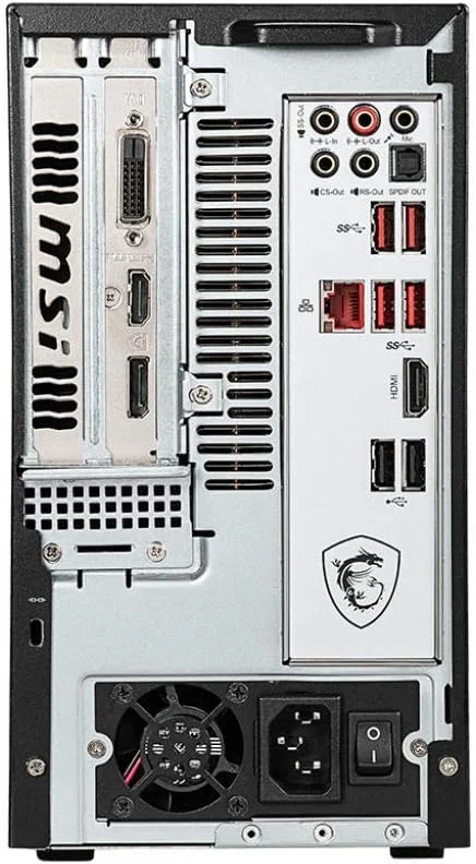 کامپیوتر گیمینگ MSI MAG Infinite S 10th 10SA 032AE، پردازنده Intel i7 10700، رم 8 گیگابایت، 1 ترابایت HDD + 256 گیگابایت SSD، کارت گرافیک 1650 SUPER VENTUX XS OC، ویندوز 10 9S6 B93311 032، مشکی
