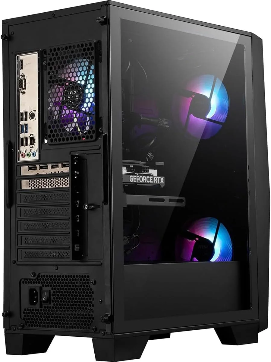 کامپیوتر گیمینگ دسکتاپ MSI Codex R2 C14NUC7-226US، پردازنده Intel Core i7-14700F 2.1GHz، رم 32GB، حافظه SSD 1TB، کارت گرافیک NVIDIA GeForce RTX 4060 8GB، ویندوز 11 پرو، 3 سال گارانتی، مشکی کامپیوتر گیمینگ دسکتاپ MSI Codex R2 C14NUC7-226US، پردازنده Intel Core i7-14700F 2.1GHz، رم 32GB، حافظه SSD 1TB، کارت گرافیک NVIDIA GeForce RTX 4060 8GB، ویندوز 11 پرو، 3 سال گارانتی، مشکی