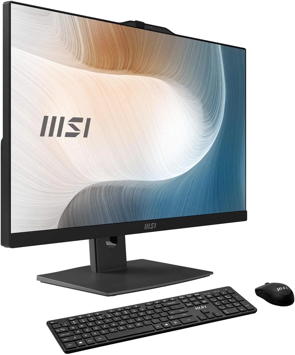 کامپیوتر همه کاره MSI Modern AM242TP، صفحه نمایش لمسی 23.8 اینچی FHD، پردازنده Intel Core i7-1260P، حافظه 16 گیگابایتی، SSD 512 گیگابایتی، WiFi 6، BT 5.1، وب کم FHD، مشکی، Windows 11 Home Plus (12M-053US) کامپیوتر همه کاره MSI Modern AM242TP، صفحه نمایش لمسی 23.8 اینچی FHD، پردازنده Intel Core i7-1260P، حافظه 16 گیگابایتی، SSD 512 گیگابایتی، WiFi 6، BT 5.1، وب کم FHD، مشکی، Windows 11 Home Plus (12M-053US)