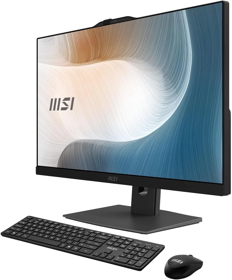 کامپیوتر همه کاره MSI Modern AM242TP، صفحه نمایش لمسی 23.8 اینچی FHD، پردازنده Intel Core i7-1260P، حافظه 16 گیگابایتی، SSD 512 گیگابایتی، WiFi 6، BT 5.1، وب کم FHD، مشکی، Windows 11 Home Plus (12M-053US) کامپیوتر همه کاره MSI Modern AM242TP، صفحه نمایش لمسی 23.8 اینچی FHD، پردازنده Intel Core i7-1260P، حافظه 16 گیگابایتی، SSD 512 گیگابایتی، WiFi 6، BT 5.1، وب کم FHD، مشکی، Windows 11 Home Plus (12M-053US)
