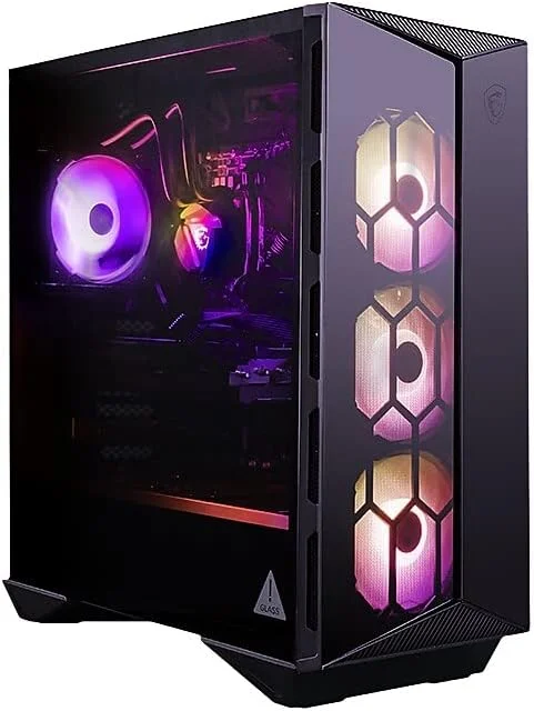 کامپیوتر گیمینگ MSI Aegis ZS (تاور)، AMD Ryzen R5-5600X، Radeon RX 6800، حافظه 16 گیگابایتی (دو کاناله)، 1 ترابایت SSD، WiFi 6E، USB Type-C، VR-Ready، ویندوز 11 هوم (5DT-291US)