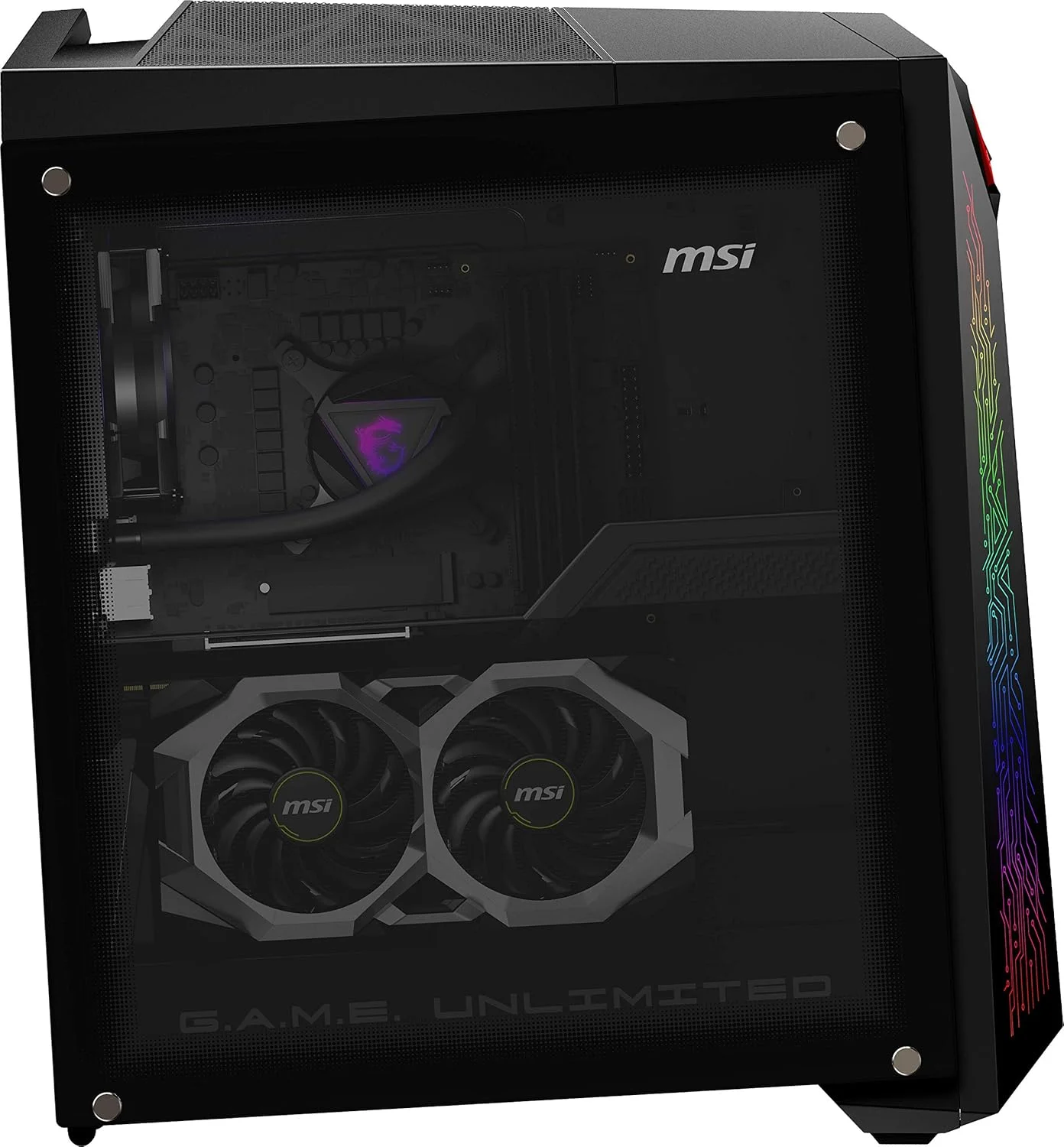کامپیوتر گیمینگ MSI MEG Infinite X 10TE 878AE، پردازنده Intel Core i7 10700KF، رم 64 گیگابایت، حافظه 2 ترابایت HDD + 1 ترابایت SSD، کارت گرافیک Nvidia RTX3080 10G، ویندوز 10 9S6 B91651 878، مشکی کامپیوتر گیمینگ MSI MEG Infinite X 10TE 878AE، پردازنده Intel Core i7 10700KF، رم 64 گیگابایت، حافظه 2 ترابایت HDD + 1 ترابایت SSD، کارت گرافیک Nvidia RTX3080 10G، ویندوز 10 9S6 B91651 878، مشکی