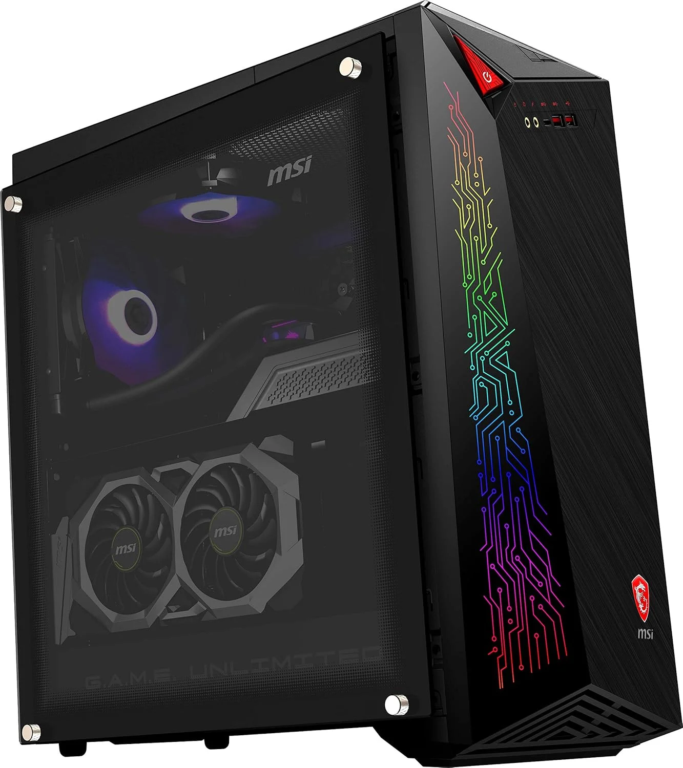 کامپیوتر گیمینگ MSI MEG Infinite X 10TE 878AE، پردازنده Intel Core i7 10700KF، رم 64 گیگابایت، حافظه 2 ترابایت HDD + 1 ترابایت SSD، کارت گرافیک Nvidia RTX3080 10G، ویندوز 10 9S6 B91651 878، مشکی کامپیوتر گیمینگ MSI MEG Infinite X 10TE 878AE، پردازنده Intel Core i7 10700KF، رم 64 گیگابایت، حافظه 2 ترابایت HDD + 1 ترابایت SSD، کارت گرافیک Nvidia RTX3080 10G، ویندوز 10 9S6 B91651 878، مشکی
