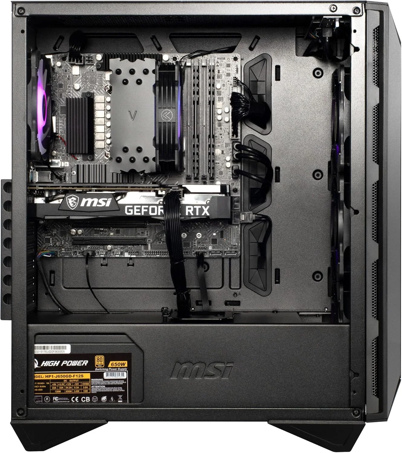 کامپیوتر گیمینگ MSI Aegis Z: AMD Ryzen R7-7700، Geforce RTX 4070 Super، 16GB DDR5، 1TB m.2 NVMe SSD، منبع تغذیه 80+ Gold، WiFi، کیبورد و ماوس، مناسب برای DIY، ویندوز 11 هوم: 7NUE-676US کامپیوتر گیمینگ MSI Aegis Z: AMD Ryzen R7-7700، Geforce RTX 4070 Super، 16GB DDR5، 1TB m.2 NVMe SSD، منبع تغذیه 80+ Gold، WiFi، کیبورد و ماوس، مناسب برای DIY، ویندوز 11 هوم: 7NUE-676US