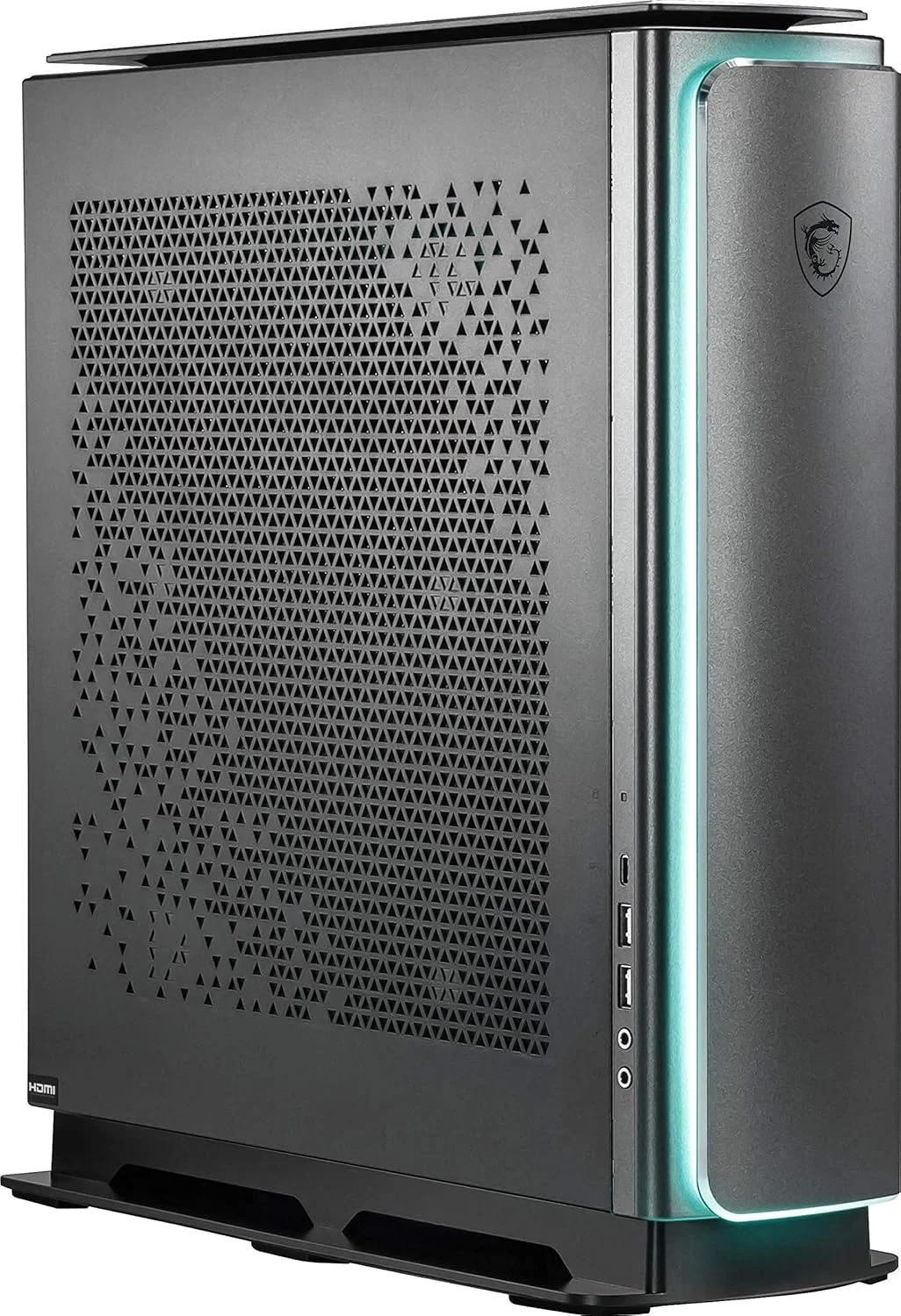 کامپیوتر گیمینگ MSI Creator P100X 11TD-831AE، پردازنده نسل 11 i7-11700K، چیپست Z590، کارت گرافیک RTX 3070 2X، رم 64 گیگابایت، هارد 2 ترابایت + M.2 SSD، وای فای 6E، ویندوز 10 پرو، منبع تغذیه 750W SFX، خنک کننده فن، مشکی