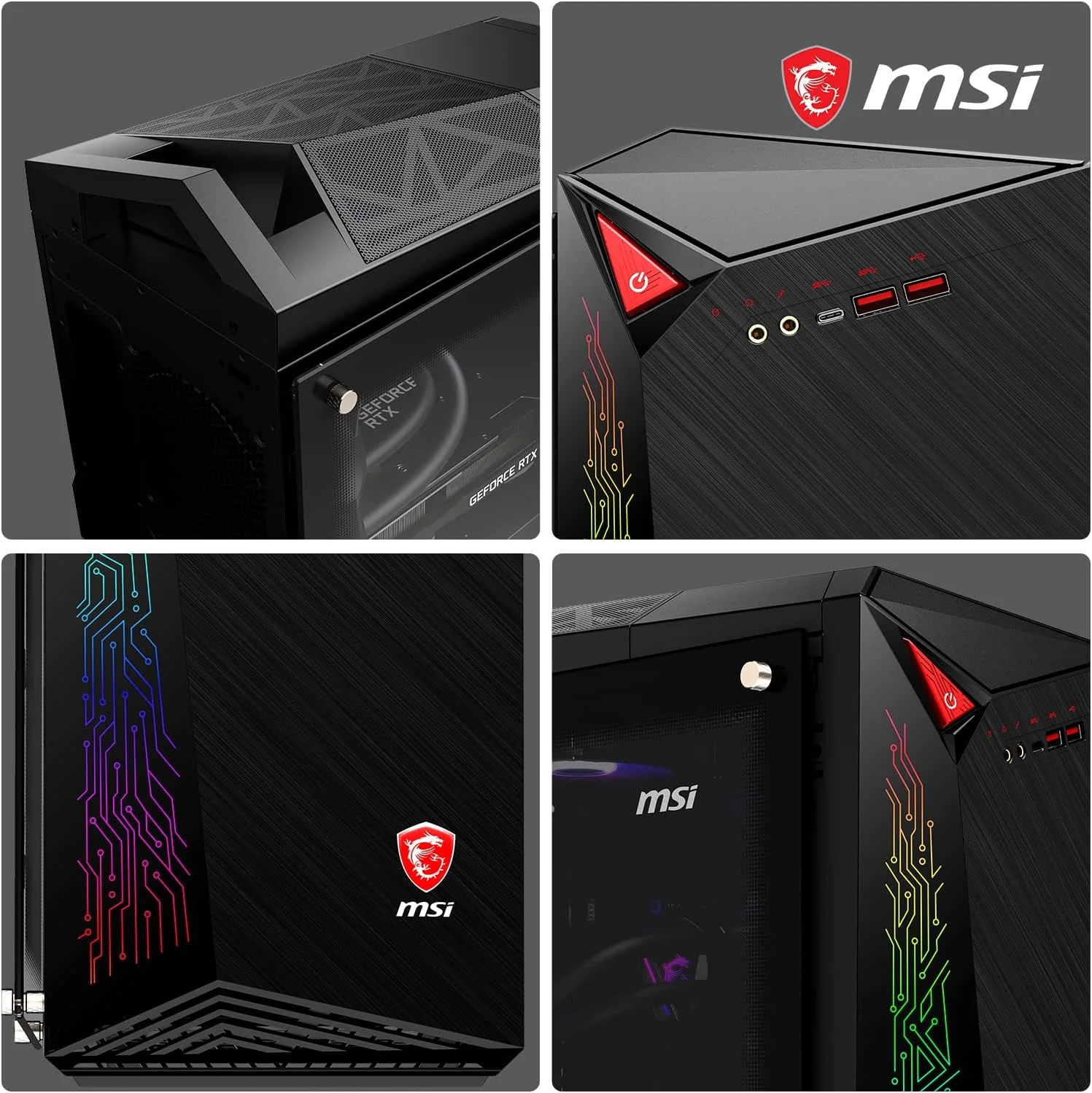 کامپیوتر گیمینگ MSI MEG Infinite X با پردازنده Intel Core i9-11900K، کارت گرافیک NVIDIA GeForce RTX 3080، حافظه رم 64 گیگابایت و 2 ترابایت SSD