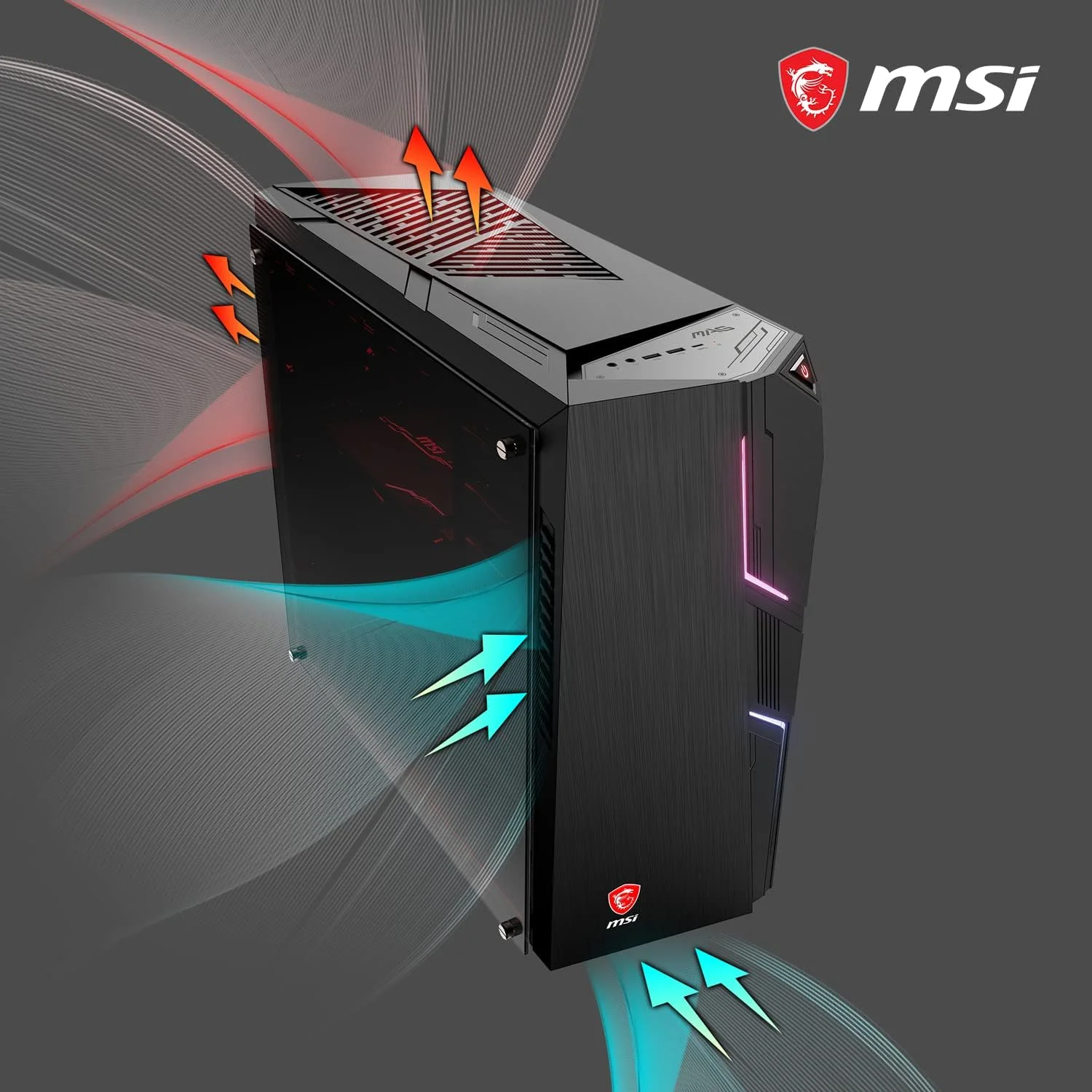 کامپیوتر گیمینگ MSI MAG Codex X5 با پردازنده Intel Core i7-12700KF، کارت گرافیک NVIDIA GeForce RTX 3070 Ti، رم 64 گیگابایتی و SSD 1 ترابایتی کامپیوتر گیمینگ MSI MAG Codex X5 با پردازنده Intel Core i7-12700KF، کارت گرافیک NVIDIA GeForce RTX 3070 Ti، رم 64 گیگابایتی و SSD 1 ترابایتی