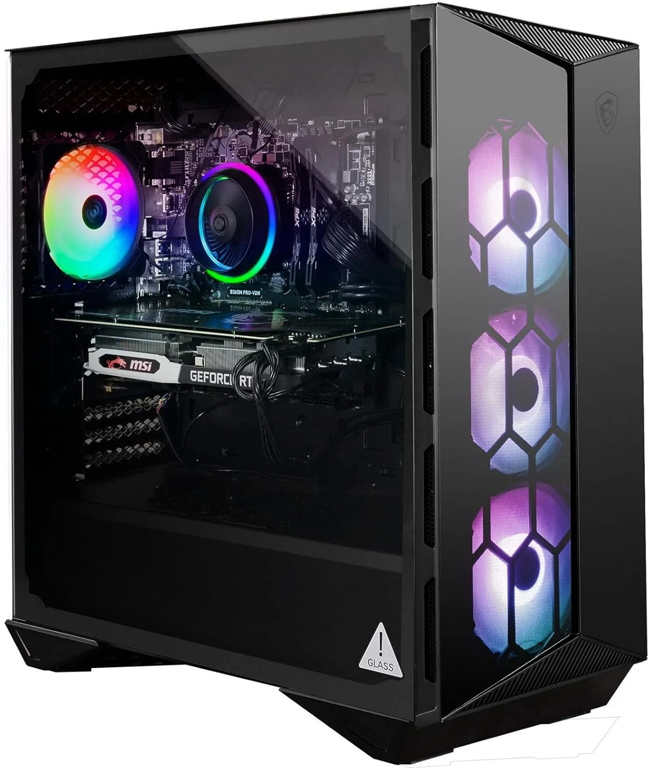 کیس کامپیوتر گیمینگ MSI Aegis R 10TD-068US، پردازنده Intel Core i7-10700، کارت گرافیک GeForce RTX 3070، حافظه 16 گیگابایتی، 512 گیگابایت SSD + 1 ترابایت HDD، WiFi 6، USB Type-C، آماده واقعیت مجازی، ویندوز 10 هوم