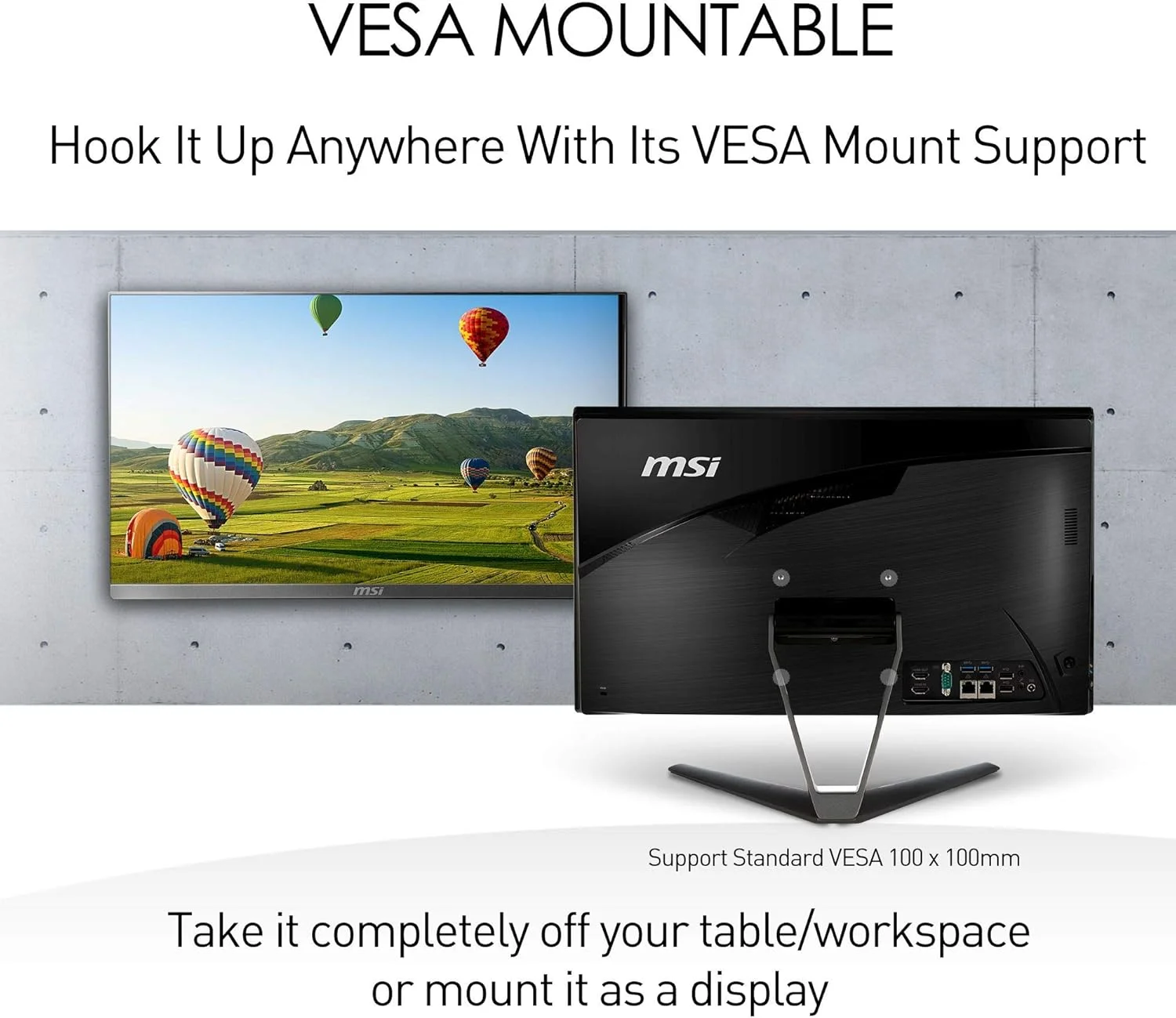 کامپیوتر همه کاره MSI PRO 22XT 10M-014US با صفحه نمایش لمسی 21.5 اینچی FHD IPS، پردازنده Intel Core i5-10400، رم 8 گیگابایتی DDR4، حافظه SSD 512 گیگابایتی، وای فای 802.11ac، بلوتوث 4.2، USB Type-C و ویندوز 10 هوم کامپیوتر همه کاره MSI PRO 22XT 10M-014US با صفحه نمایش لمسی 21.5 اینچی FHD IPS، پردازنده Intel Core i5-10400، رم 8 گیگابایتی DDR4، حافظه SSD 512 گیگابایتی، وای فای 802.11ac، بلوتوث 4.2، USB Type-C و ویندوز 10 هوم