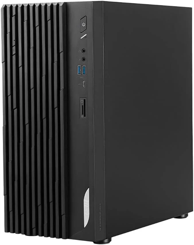 کامپیوتر رومیزی MSI Pro DP180: پردازنده Intel Core i7-13700F، کارت گرافیک NVIDIA GeForce RTX 4060، حافظه 32 گیگابایتی، حافظه SSD NVMe 2 ترابایتی، WiFi 6E، ویندوز 11 پرو: مشکی 13NUC-232US کامپیوتر رومیزی MSI Pro DP180: پردازنده Intel Core i7-13700F، کارت گرافیک NVIDIA GeForce RTX 4060، حافظه 32 گیگابایتی، حافظه SSD NVMe 2 ترابایتی، WiFi 6E، ویندوز 11 پرو: مشکی 13NUC-232US