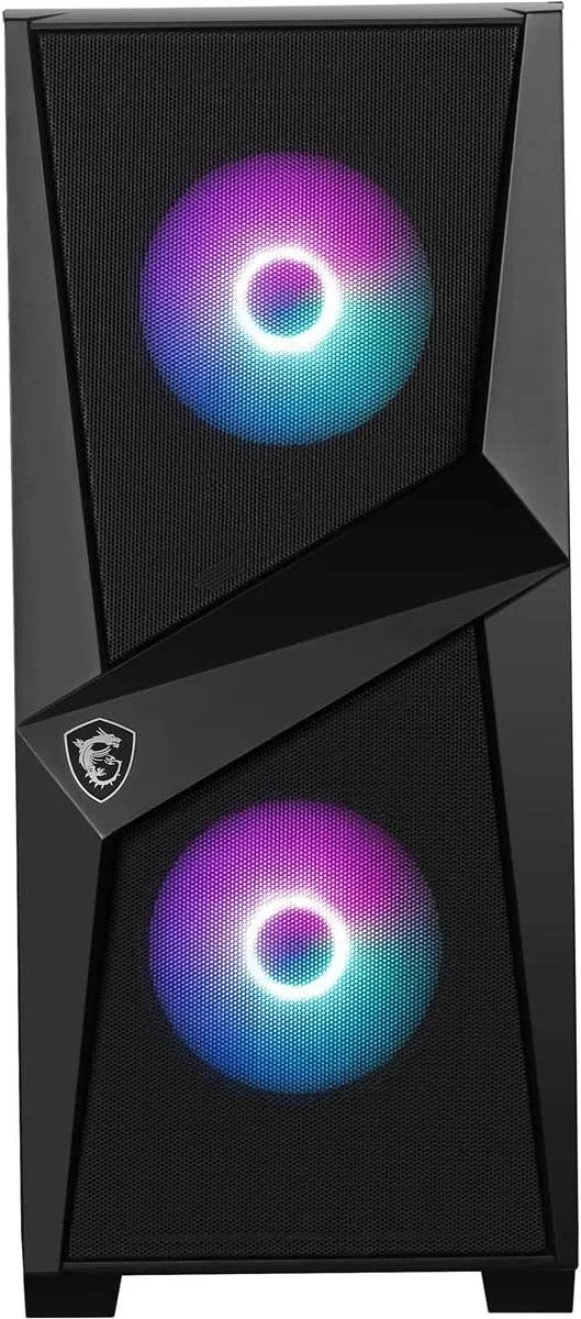 کامپیوتر گیمینگ MSI Codex R (Tower)، پردازنده Intel Core i5-11400F، کارت گرافیک GeForce RTX 3060 Ti، حافظه 16 گیگابایت، 512 گیگابایت SSD + 1 ترابایت HDD، WiFi 6، آماده واقعیت مجازی، ویندوز 10 Home Adv. (11TG-031US)