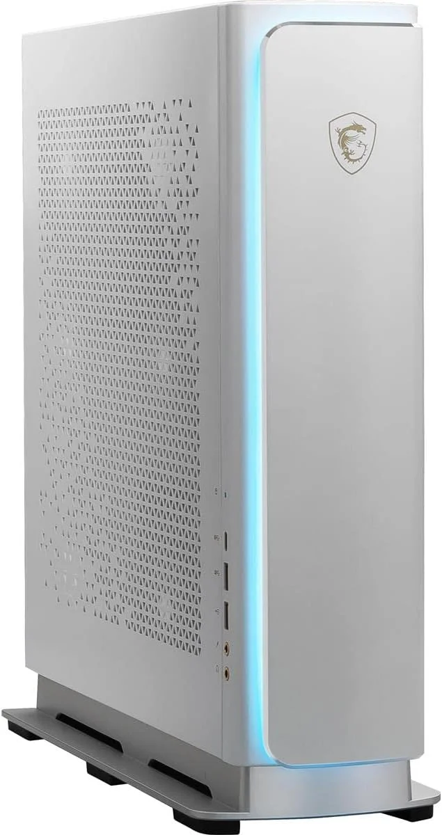 کامپیوتر رومیزی MSI Creator P100X (SFF)، پردازنده Intel Core i7-12700KF، کارت گرافیک GeForce RTX 3070 Ti، حافظه 64 گیگابایتی (Dual-CHL)، 2 ترابایت SSD + 2 ترابایت HDD، WiFi 6E، USB Type-C، VR-Ready، ویندوز 11 PRO (12VTE-1217US)