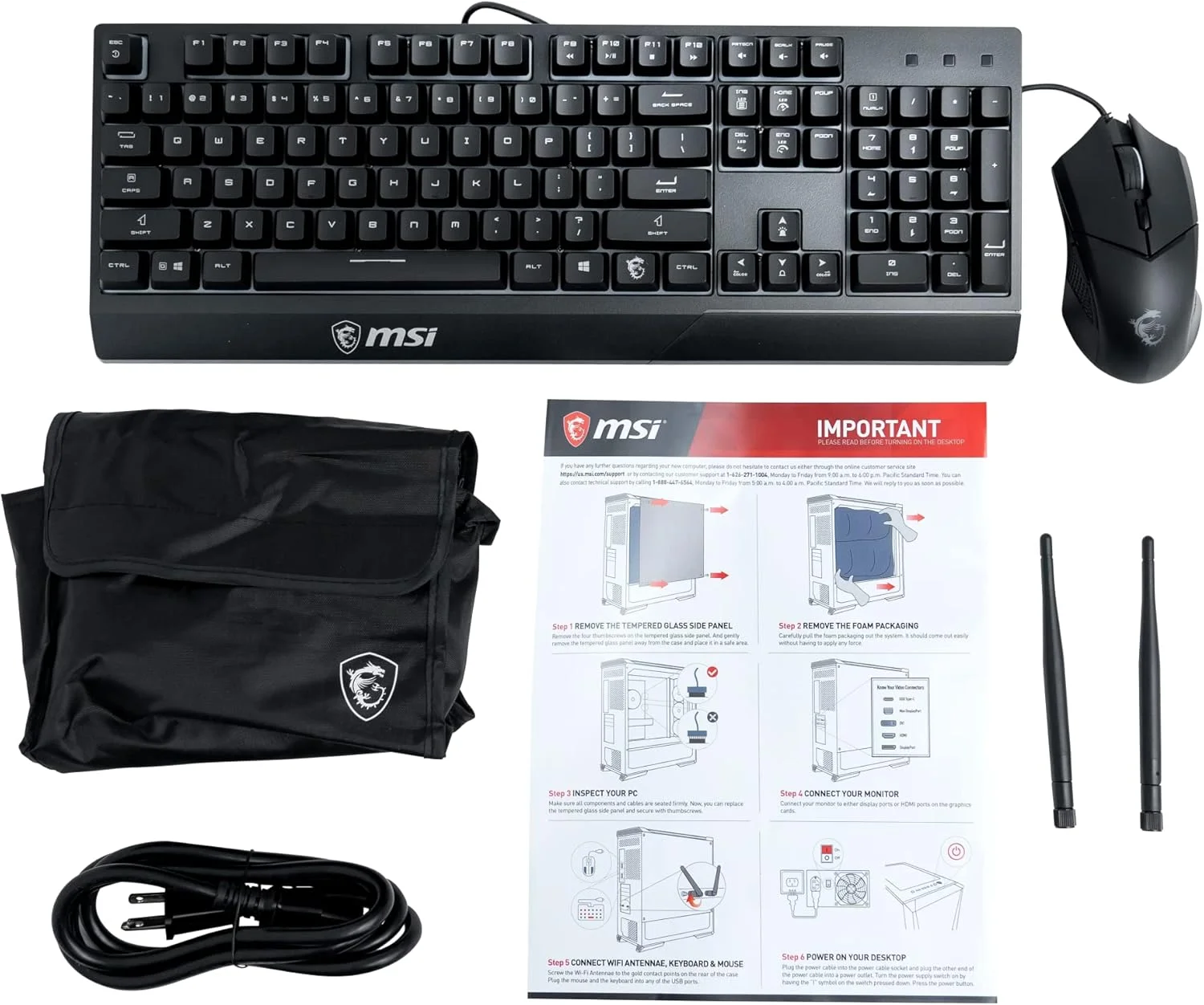 کامپیوتر گیمینگ MSI Aegis RS: پردازنده Intel Core i7-14700KF، کارت گرافیک Geforce RTX 4080 Super، حافظه رم 32GB DDR5، حافظه SSD 1TB m.2 NVMe، خنک کننده مایع، WiFi، کیبورد و ماوس، مناسب برای DIY، ویندوز 11 هوم: 14NUG7-672US