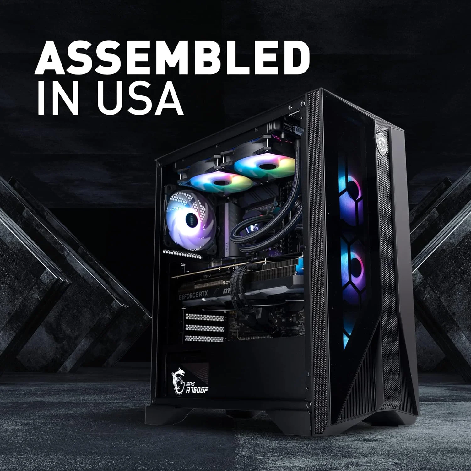 کامپیوتر گیمینگ MSI Aegis RS (Tower)، پردازنده Intel Core i7-13700KF، کارت گرافیک GeForce RTX 4080، حافظه 16 گیگابایتی (8 گیگابایت x 2)، SSD 1 ترابایتی، خنک کننده مایع 240، USB Type-C، آماده واقعیت مجازی، ویندوز 11 هوم پیشرفته - (13NUG-427US)