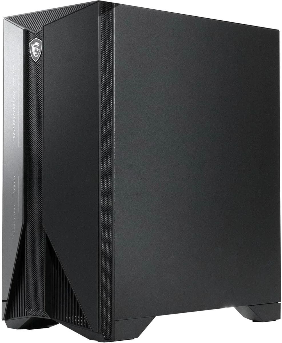کامپیوتر گیمینگ MSI Aegis RS: پردازنده Intel Core i7-13700KF، کارت گرافیک RTX 4070 Ti، حافظه رم 32GB DDR5، حافظه SSD 2TB M.2 NVMe، خنک کننده مایع، منبع تغذیه 80+ Gold، WiFi 6E، کیبورد و ماوس، قابلیت ارتقا، Windows 11 Pro: 13NUF-439US