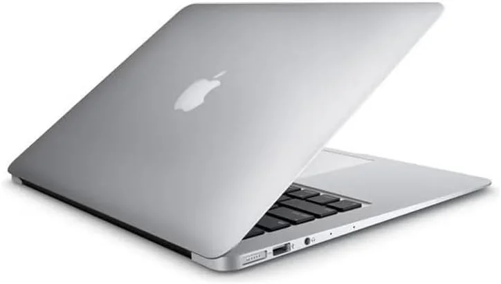 لپ تاپ مک بوک ایر A1466 (2014) با نمایشگر 13 اینچی، پردازنده Intel Core i5 نسل 4، 4 گیگابایت رم، 256 گیگابایت SSD، گرافیک یکپارچه 1.5 گیگابایتی HD، نقره ای انگلیسی - تجدید شده