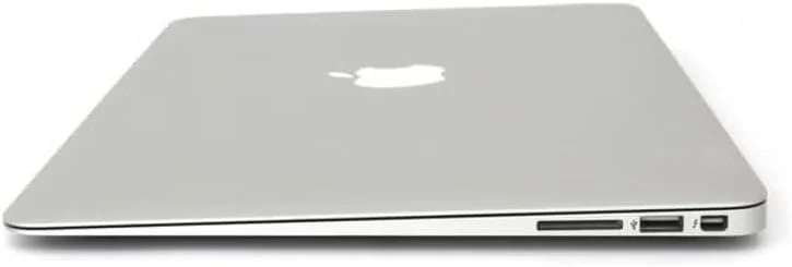 لپ تاپ مک بوک ایر A1466 (2014) با نمایشگر 13 اینچی، پردازنده Intel Core i5 نسل 4، 4 گیگابایت رم، 256 گیگابایت SSD، گرافیک یکپارچه 1.5 گیگابایتی HD، نقره ای انگلیسی - تجدید شده