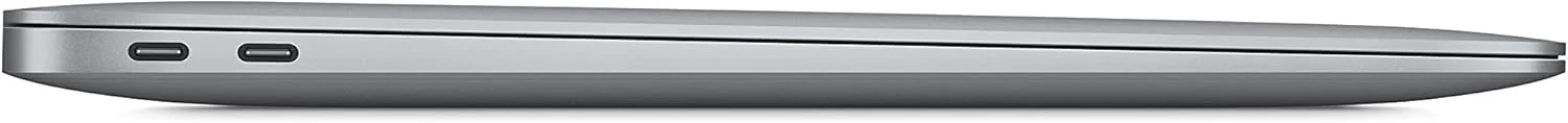 لپ تاپ Apple 2020 MacBook Air: تراشه Apple M1، نمایشگر رتینا 13 اینچی، 8 گیگابایت رم، 256 گیگابایت حافظه SSD، صفحه کلید با نور پس زمینه، دوربین FaceTime HD، Touch ID. سازگار با iPhone/iPad; خاکستری فضایی; انگلیسی